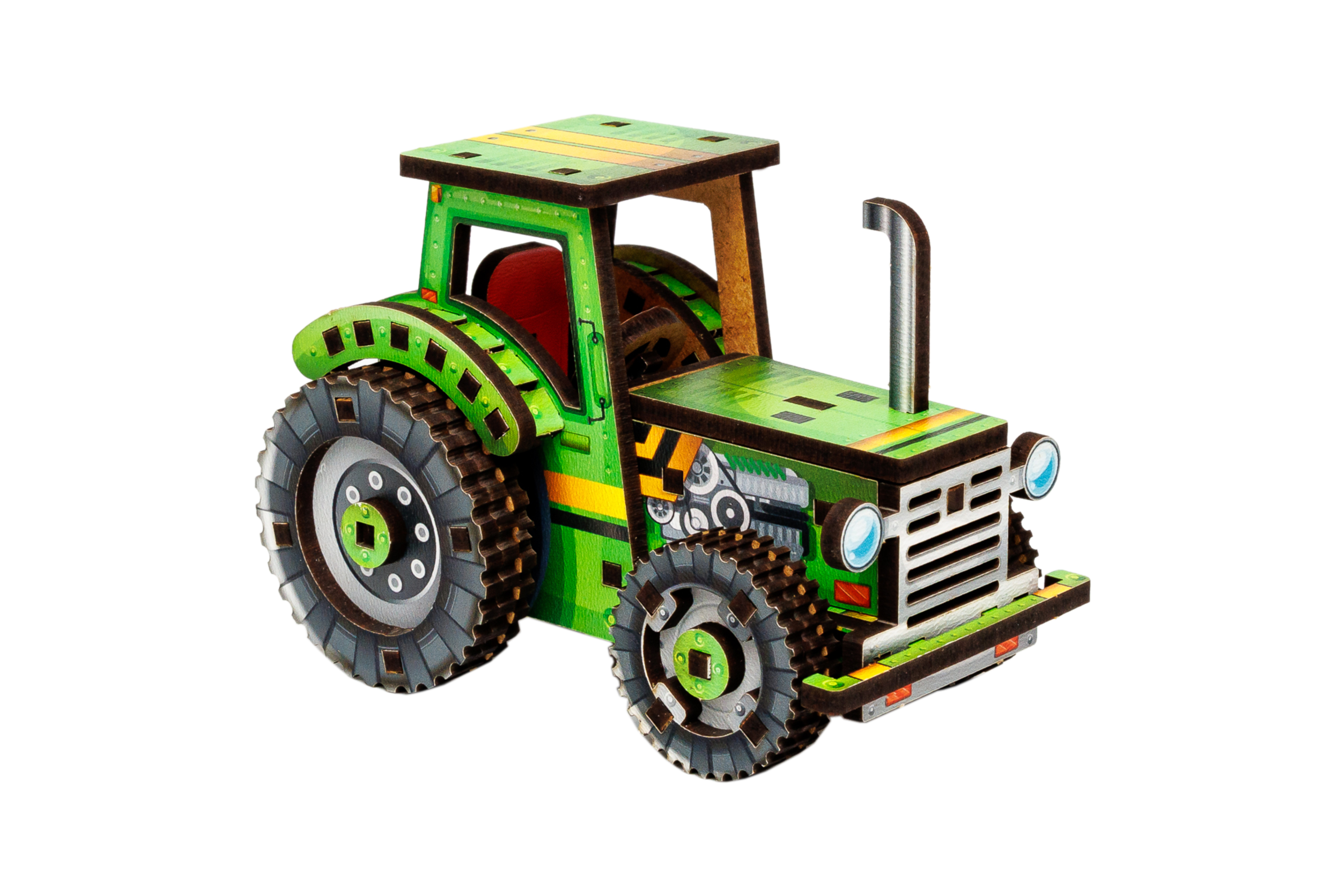 Дерев’яний 3D конструктор Turbo Tractor Дерев’яний 3D конструктор Turbo Tractor