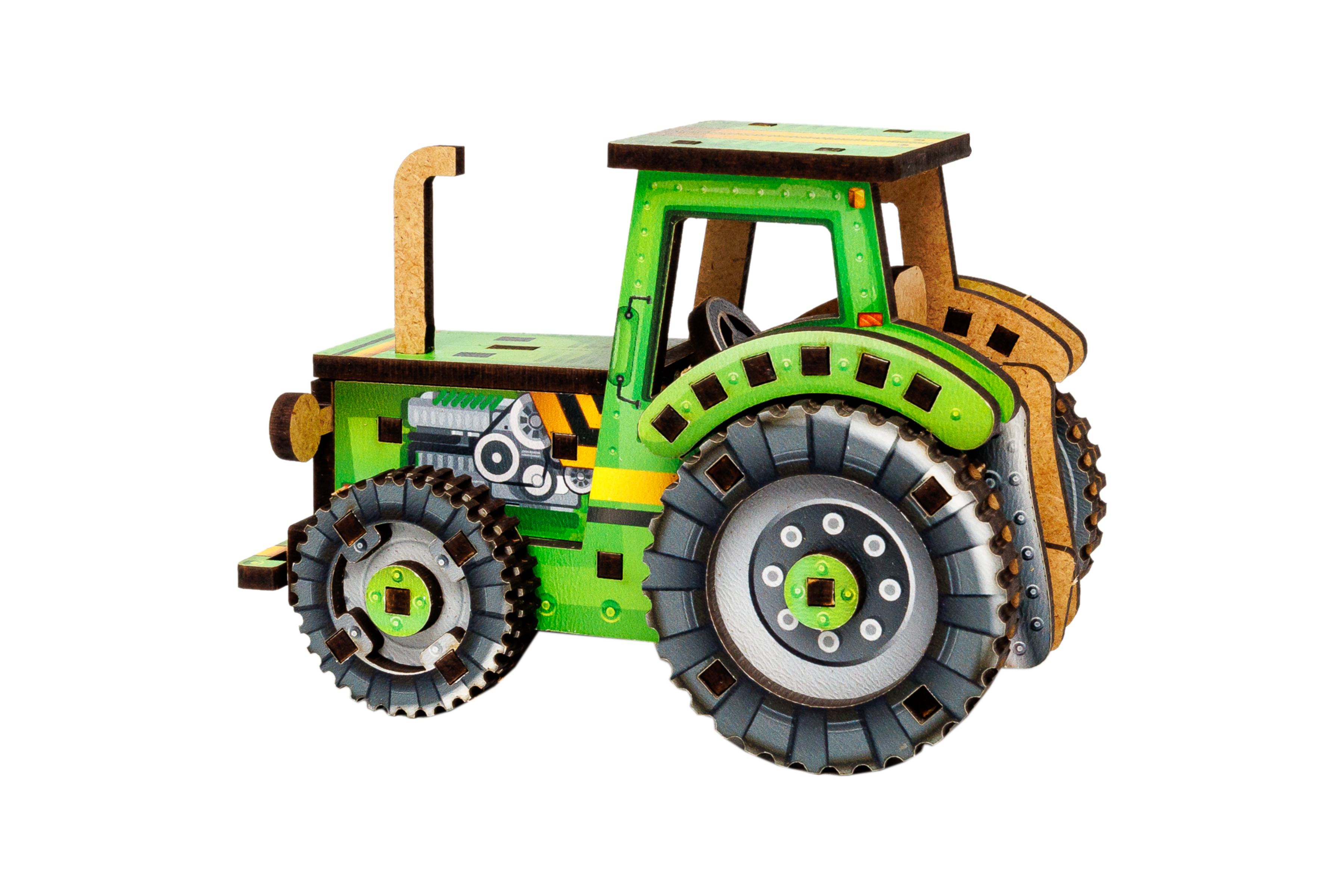 Дерев’яний 3D конструктор Turbo Tractor Дерев’яний 3D конструктор Turbo Tractor