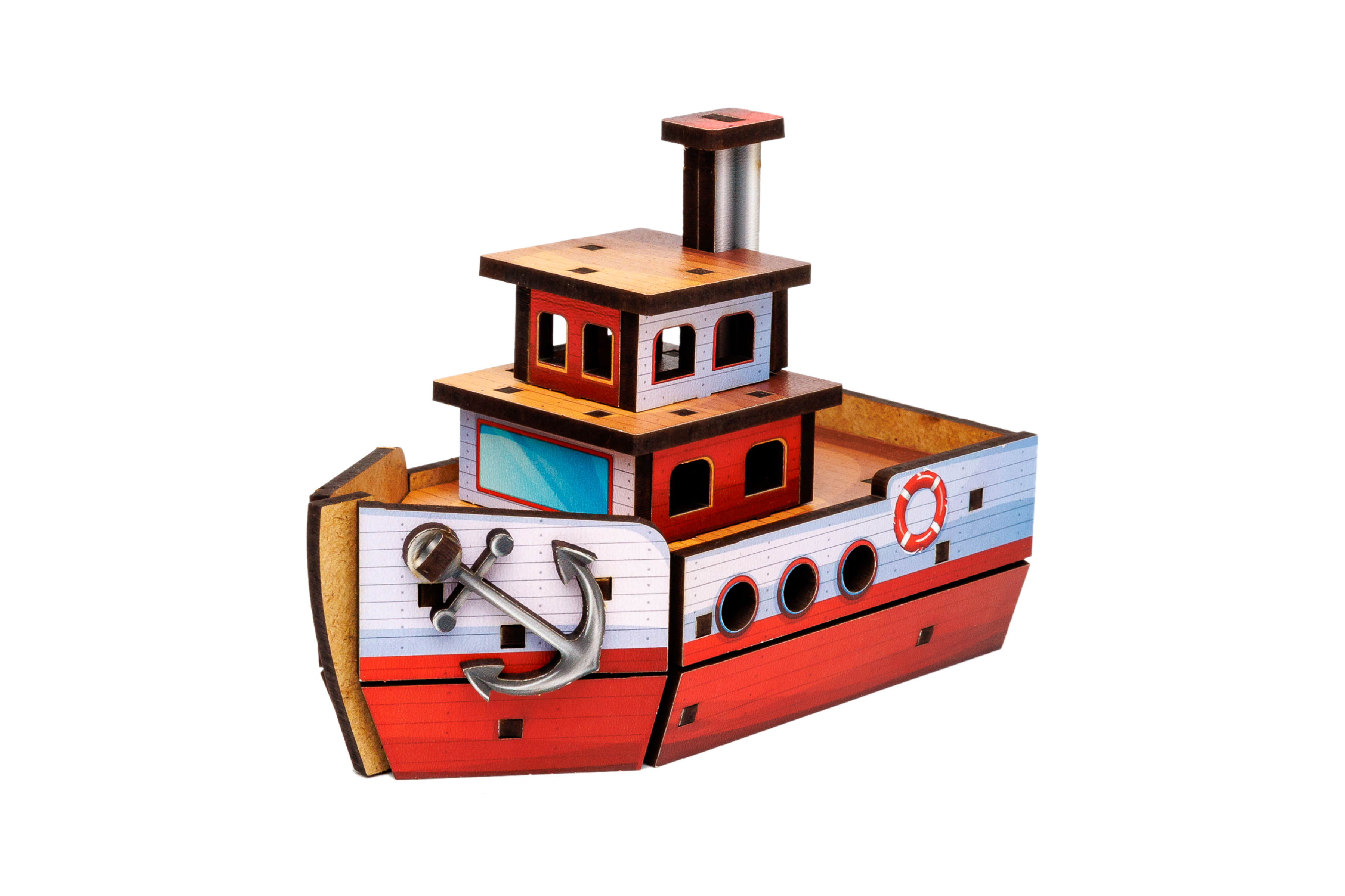 Дерев’яний 3D конструктор Turbo Ship