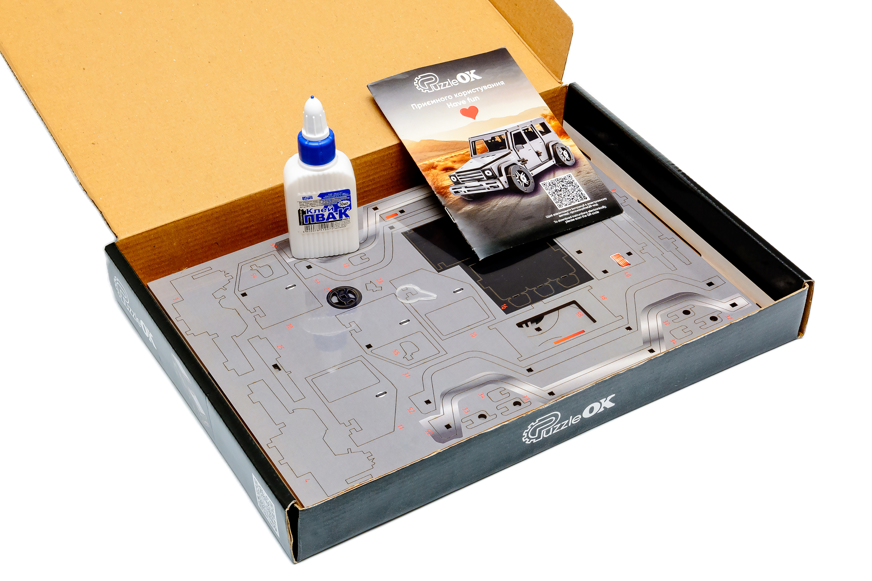 Дерев'яний 3D конструктор Luxury off-road Vehicle Дерев'яний 3D конструктор Luxury off-road Vehicle