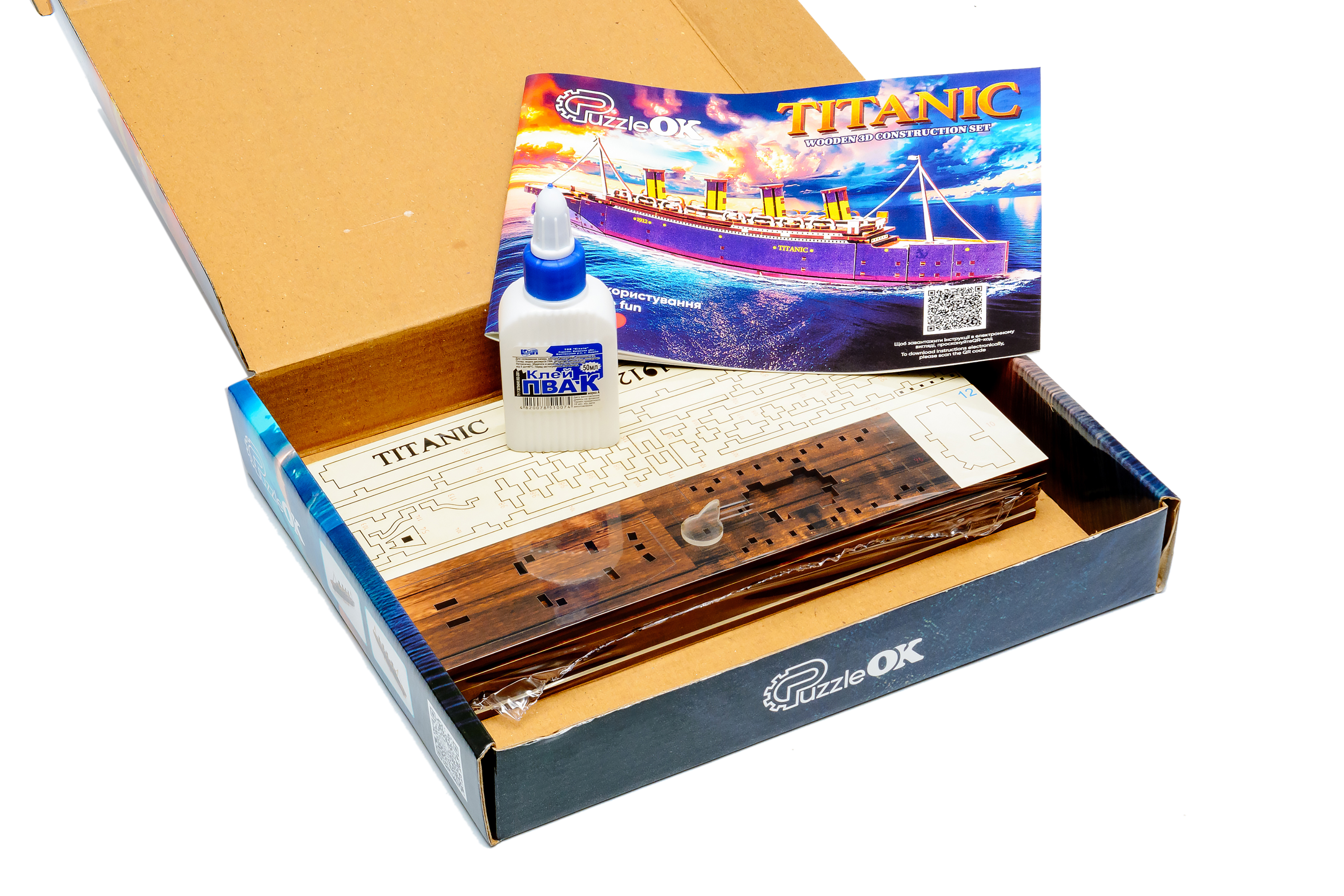 Дерев’яний 3D конструктор «Титанік»