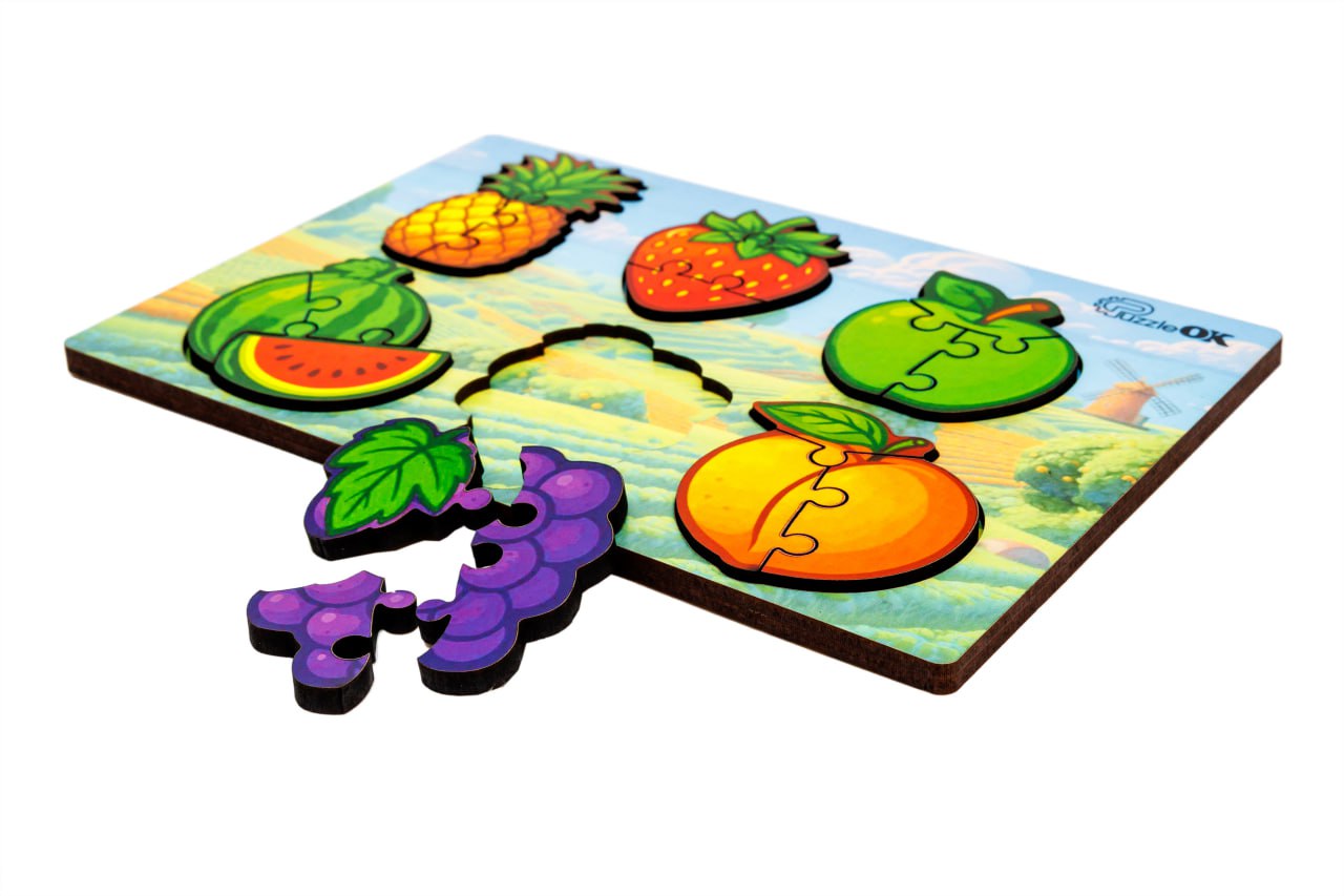 Сортер А5 "Розумний світ: Веселі фрукти"