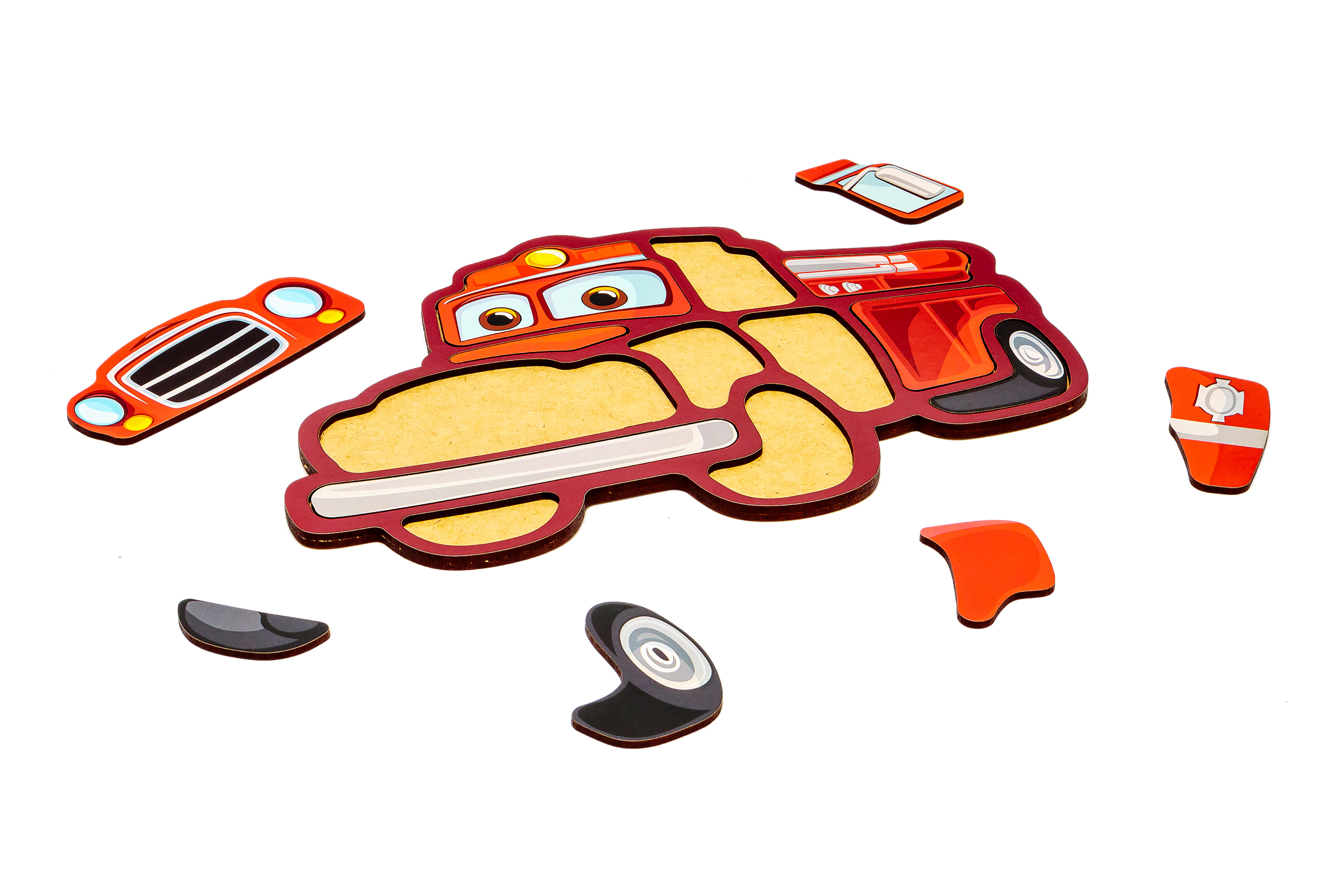 Пазл-складалка "Пожежна машина"