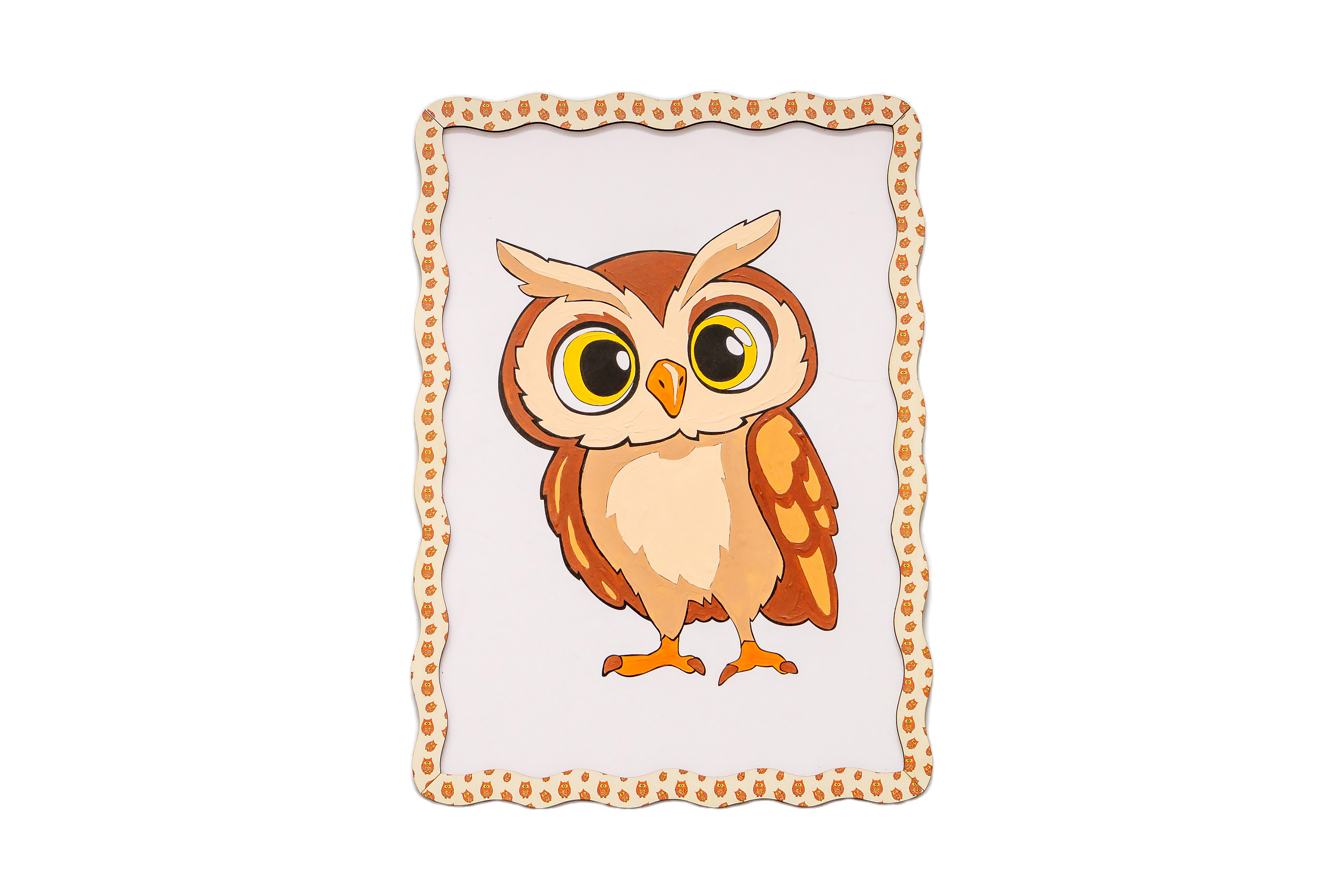 Набір для розпису, картина по номерах "Сова" формат А4