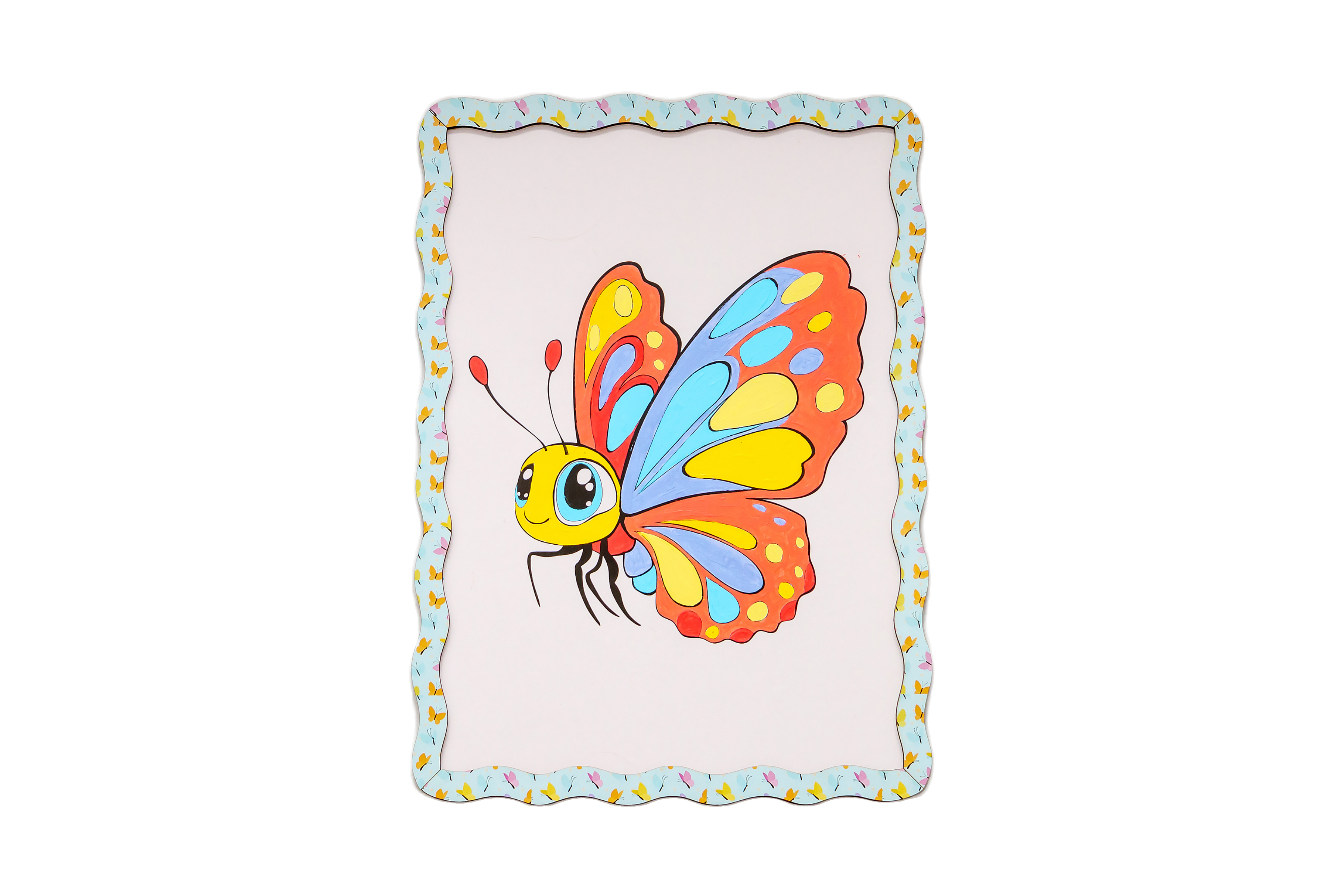 Набір для розпису, картина по номерах "Метелик" формат А4