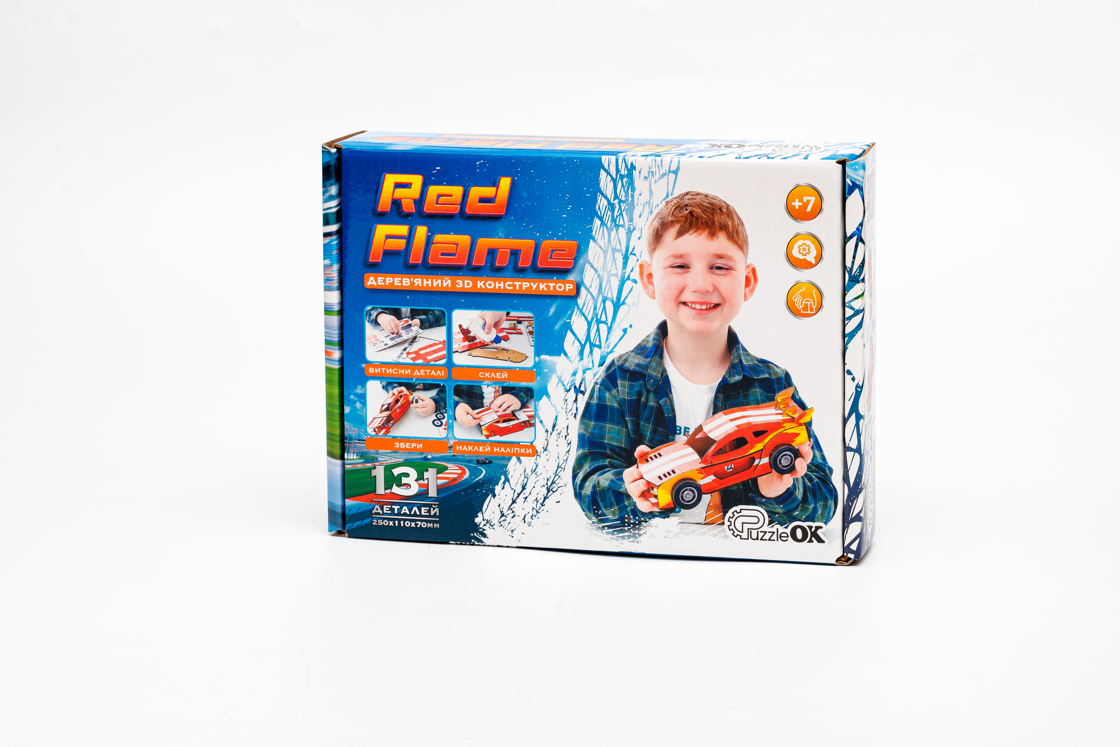 Дерев’яний 3D конструктор “Red Flame”