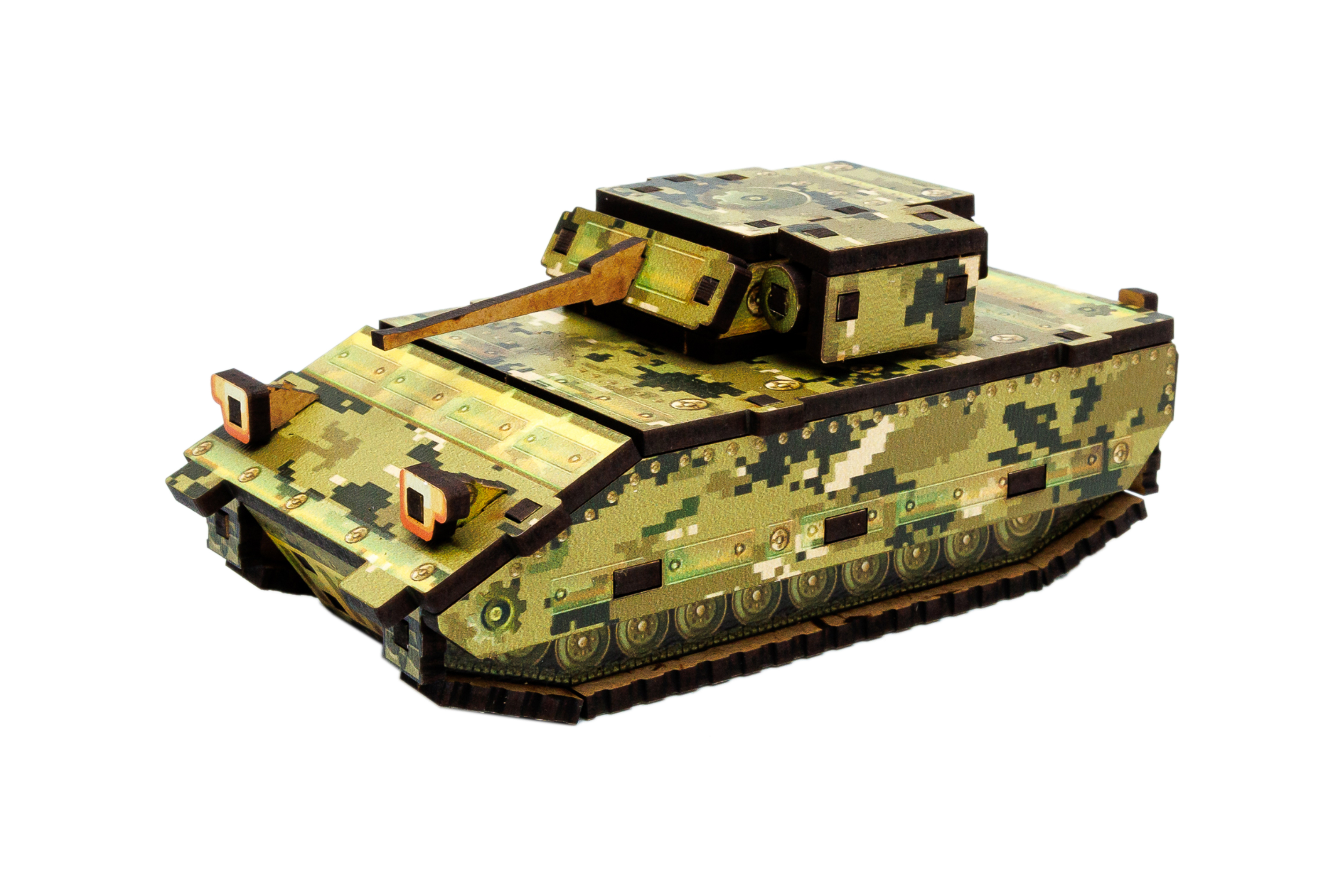 Дерев'яний 3D конструктор “Turbo Tank” 