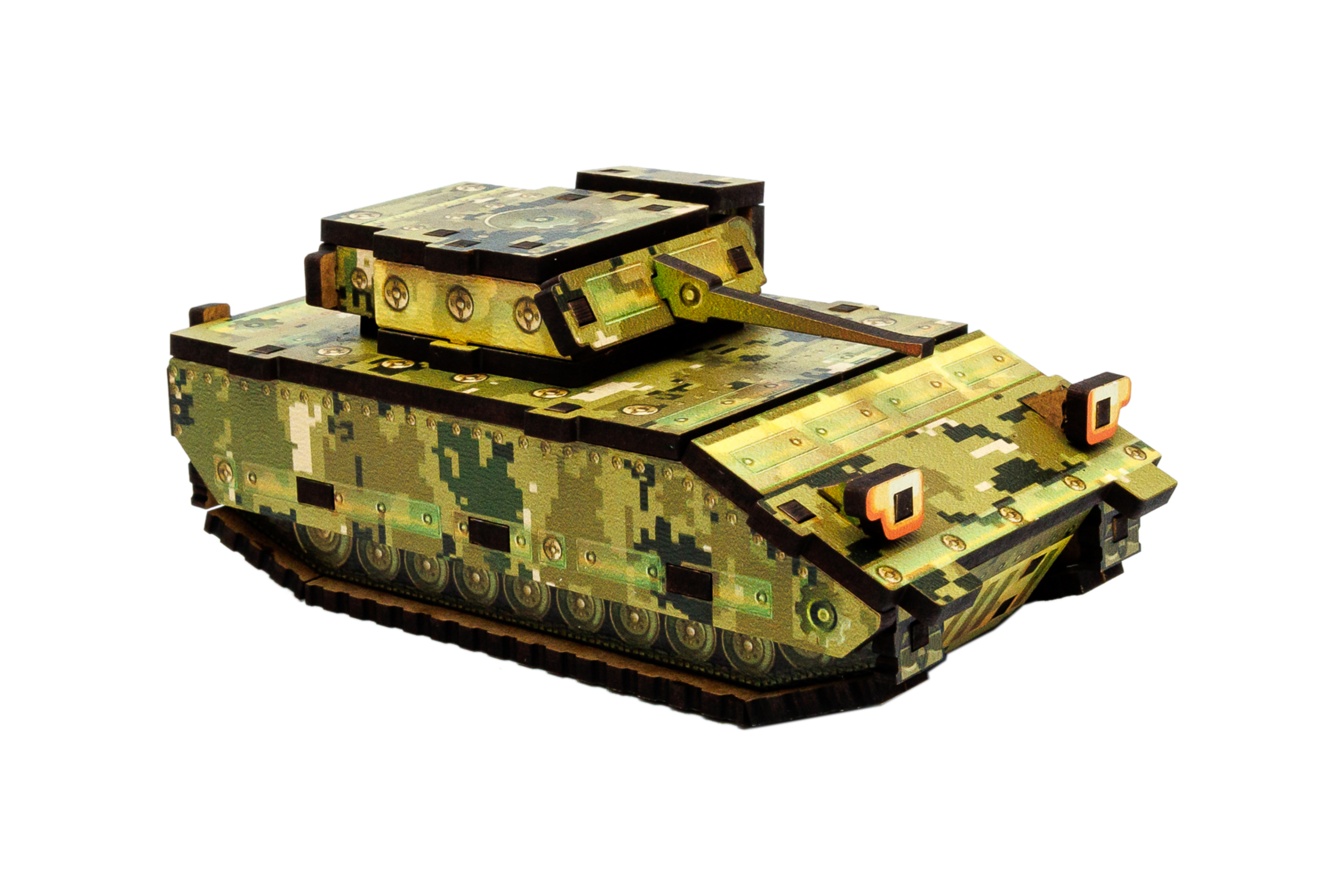 Дерев'яний 3D конструктор “Turbo Tank” 