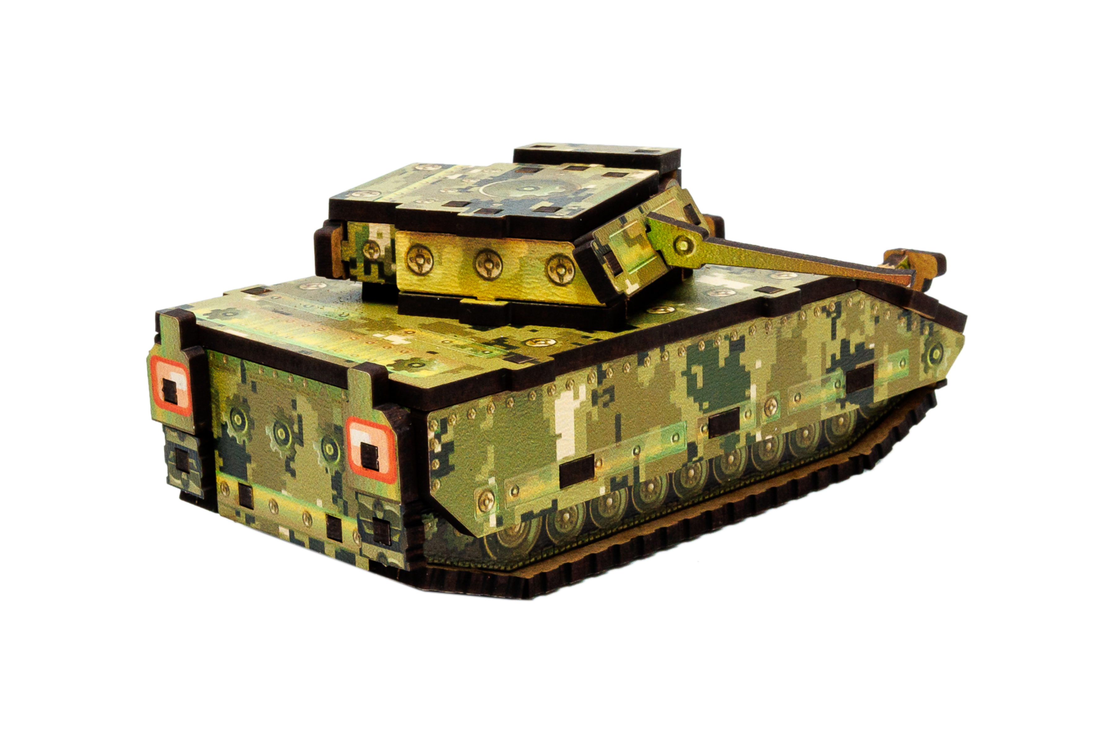 Дерев'яний 3D конструктор “Turbo Tank” 