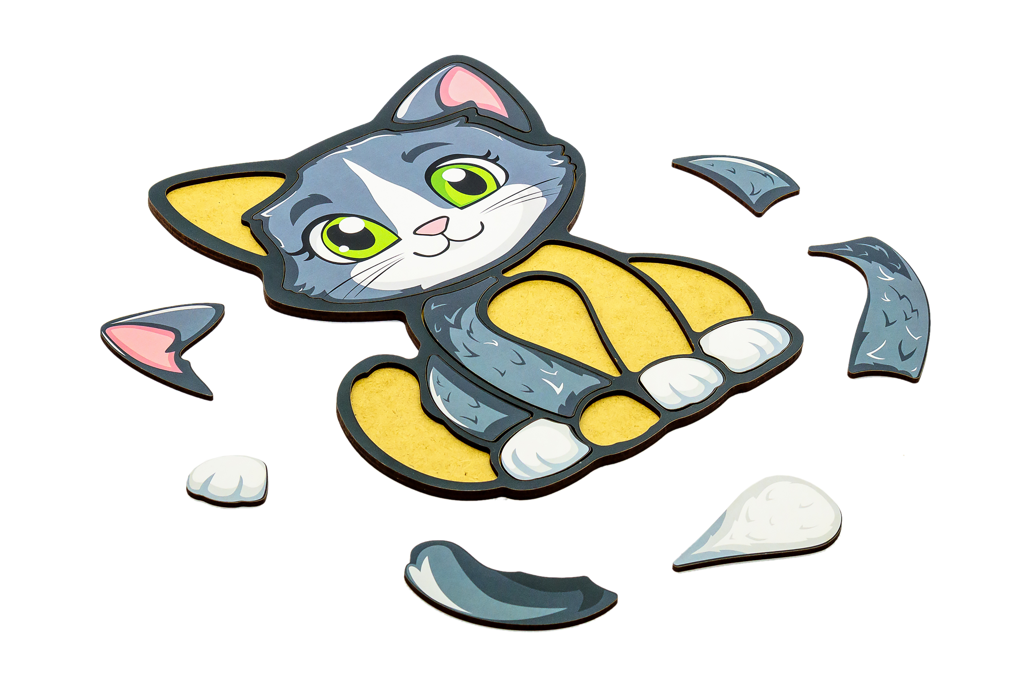 Пазл-складалка "Котик" Пазл-складалка "Котик"