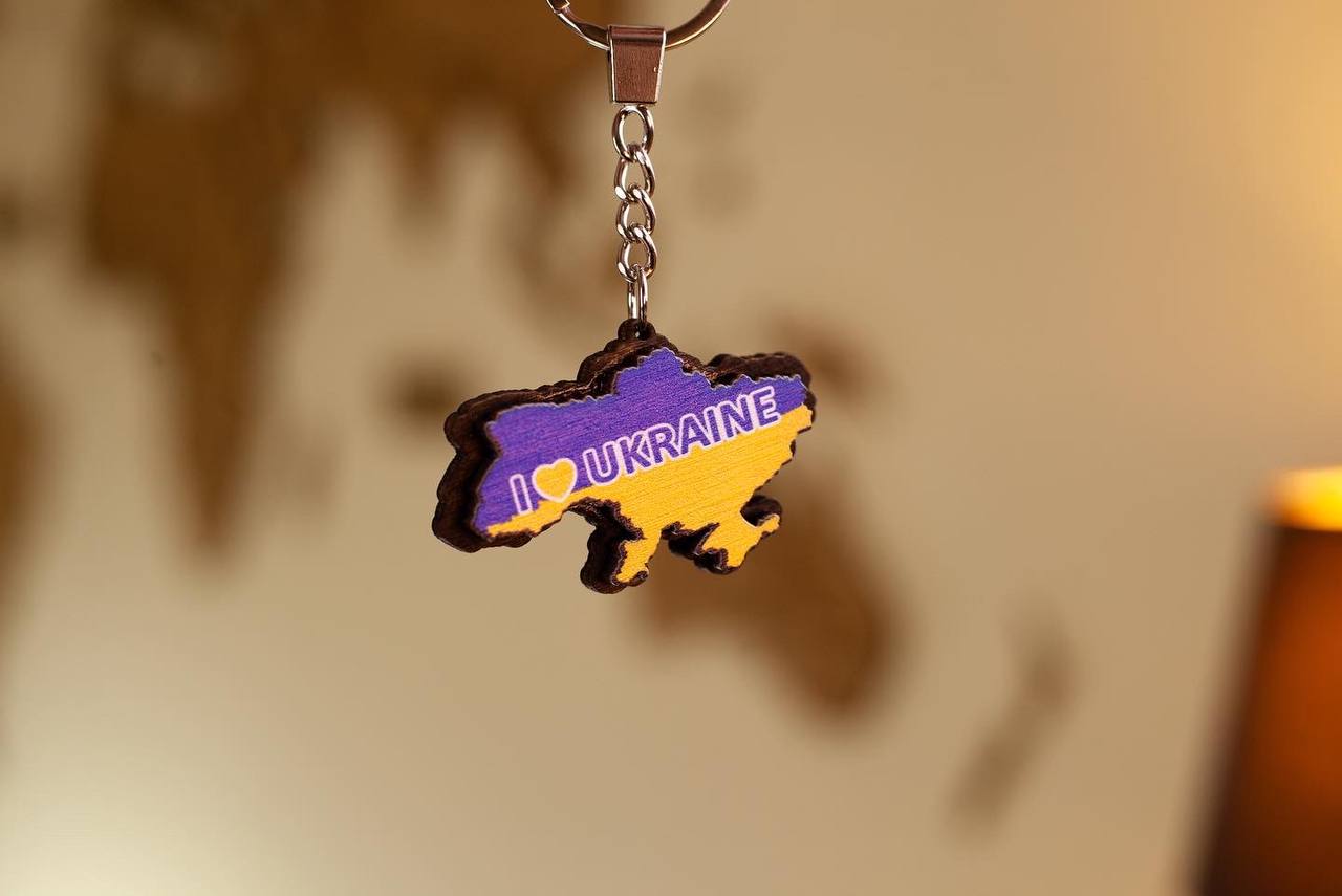 Брелоки кольорові i❤️Ukraine