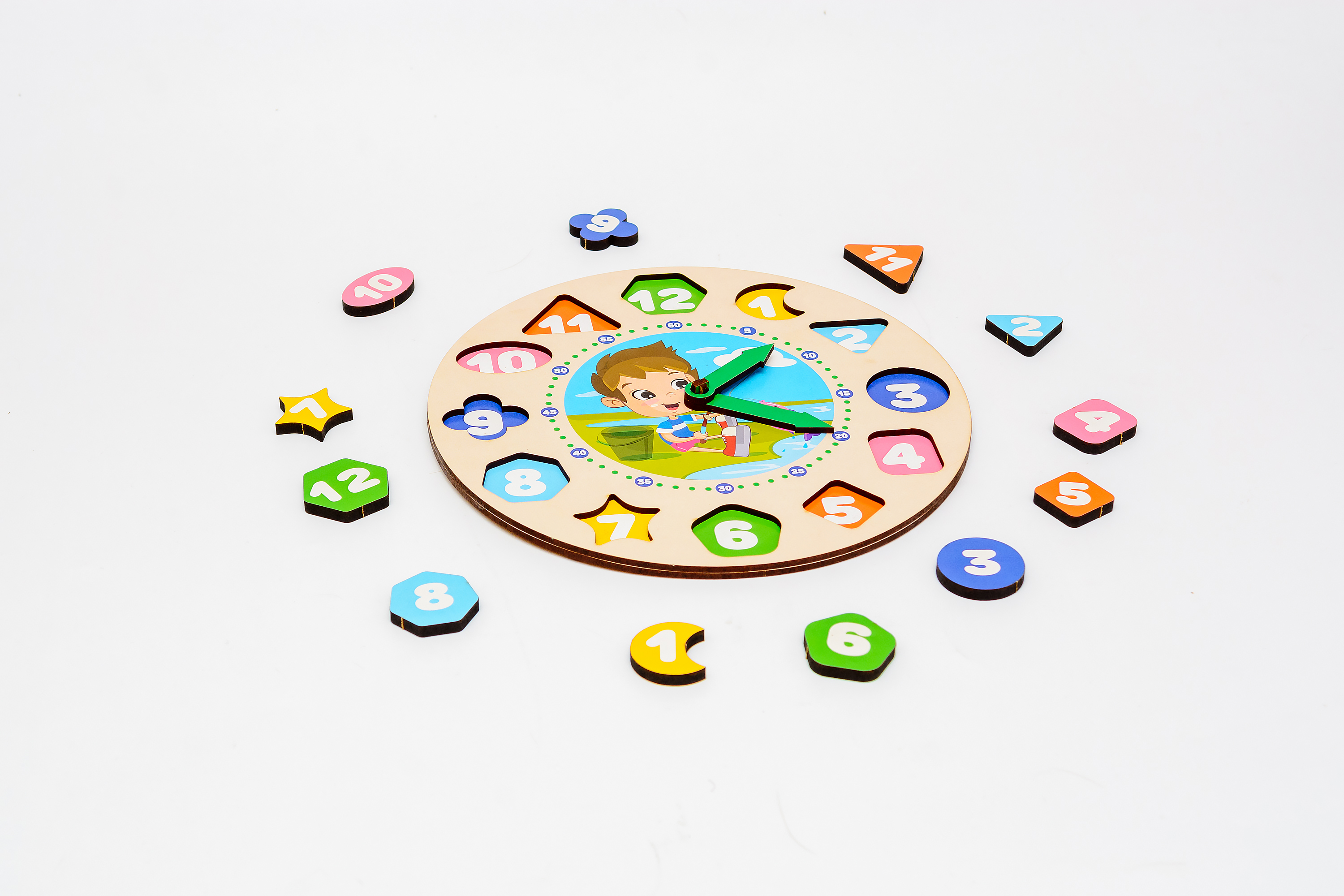 Дерев'яний сортер "Годинник" для хлопчиків Дерев'яний сортер "Годинник" для хлопчиків