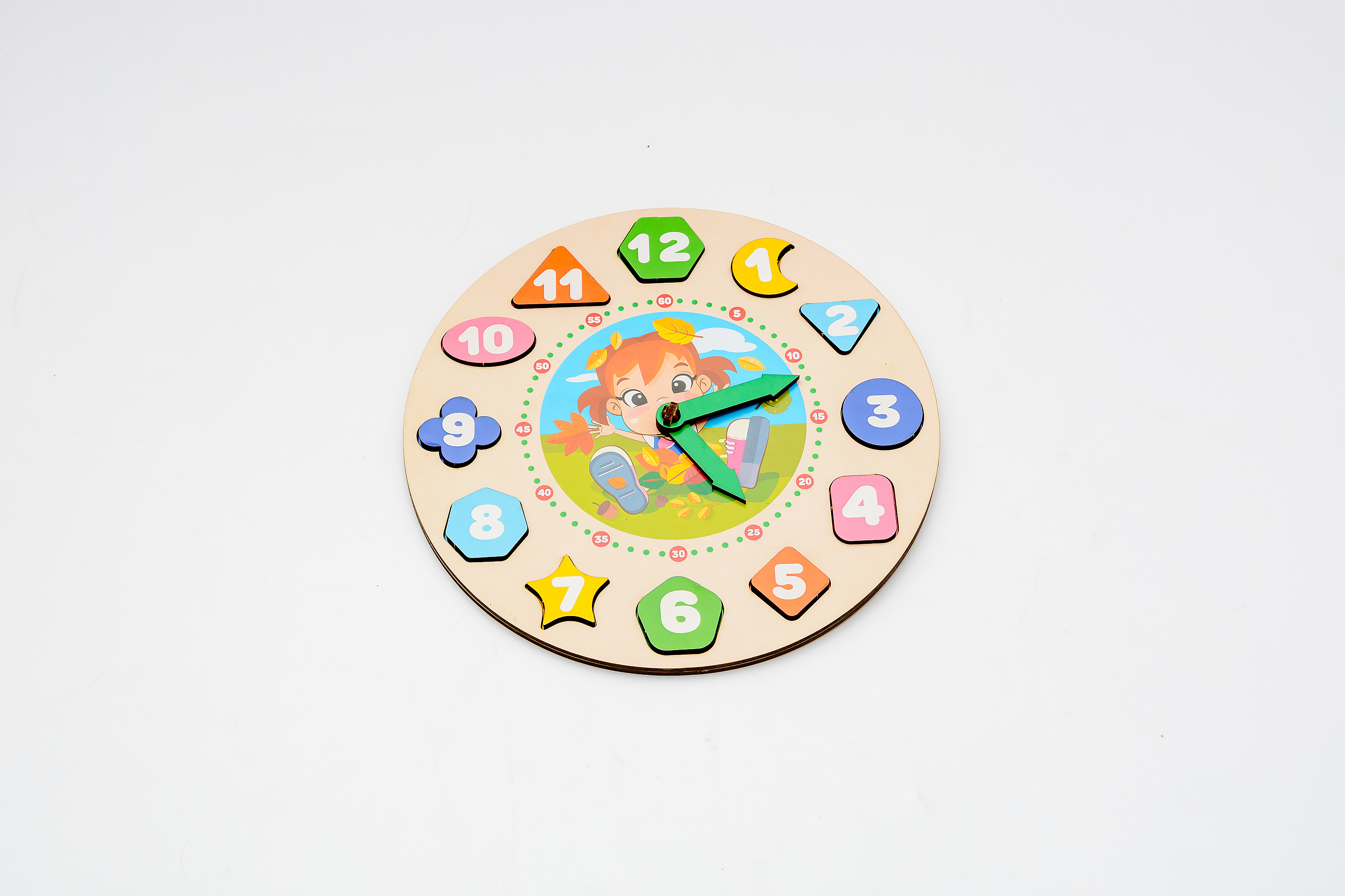 Дерев'яний сортер "Годинник" для дівчаток Дерев'яний сортер "Годинник" для дівчаток