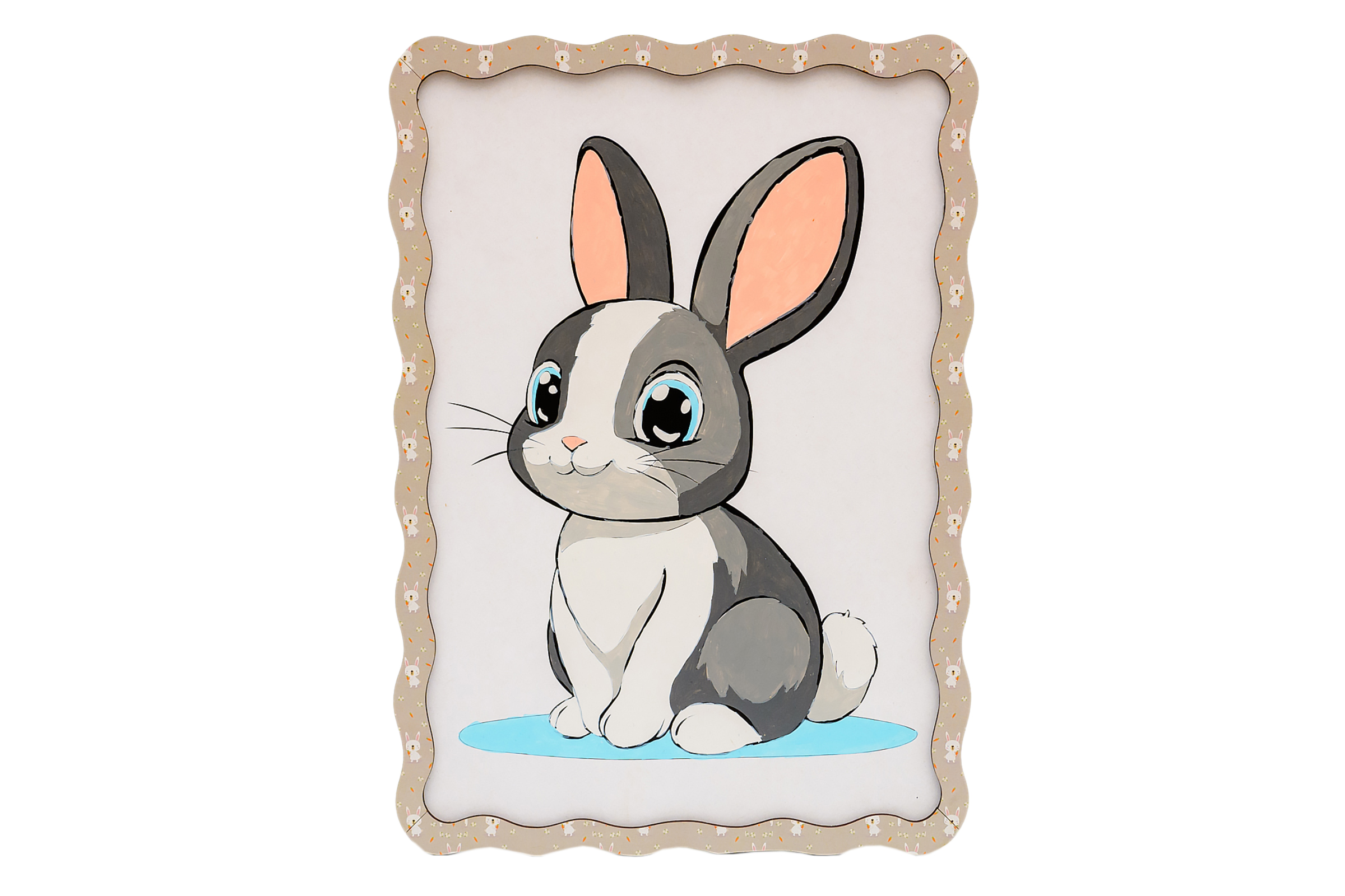 Набір для розпису, картина по номерах "Зайчик" формат А4 Набір для розпису, картина по номерах "Зайчик" формат А4