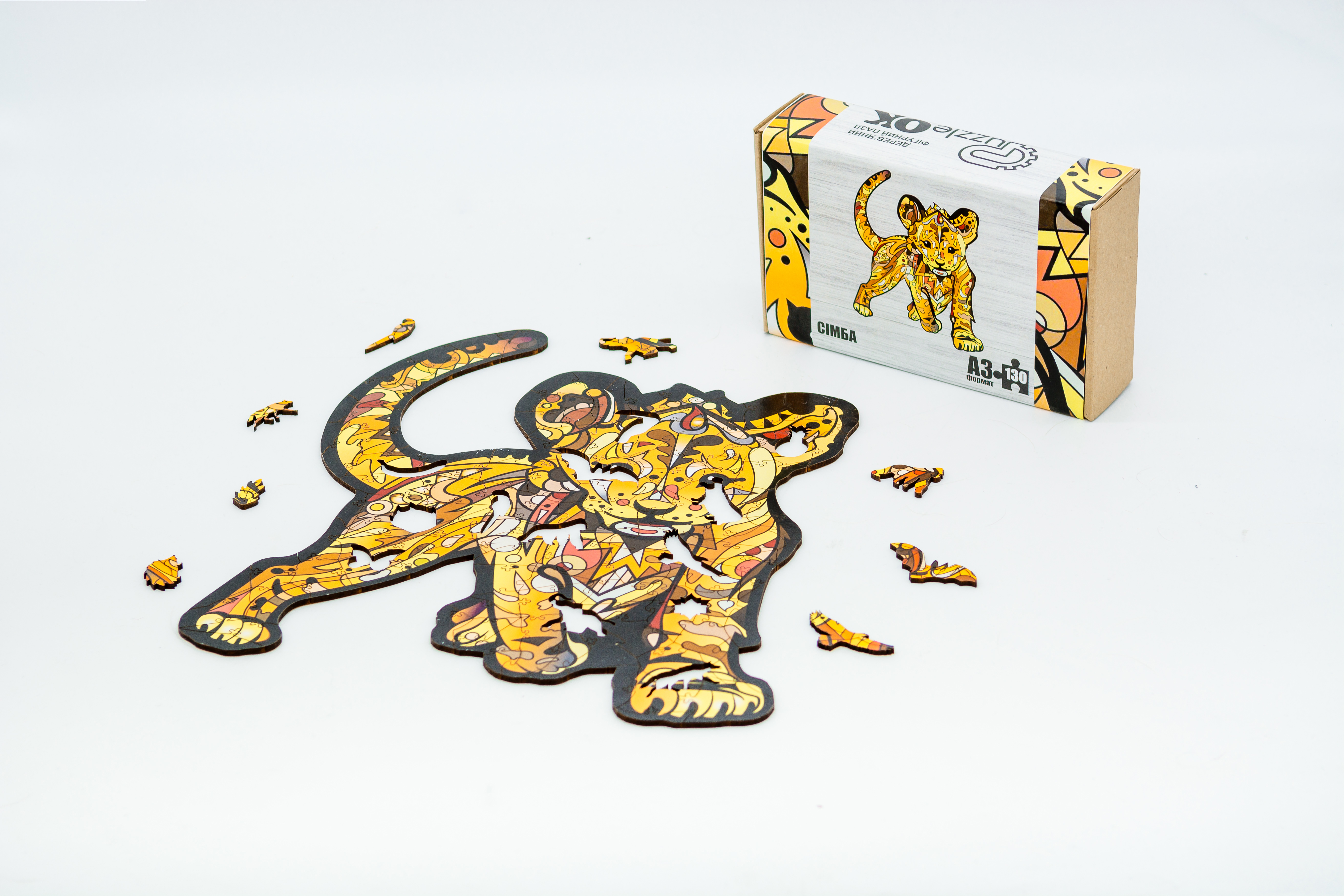 Дерев'яний пазл Сімба Дерев'яний пазл Сімба