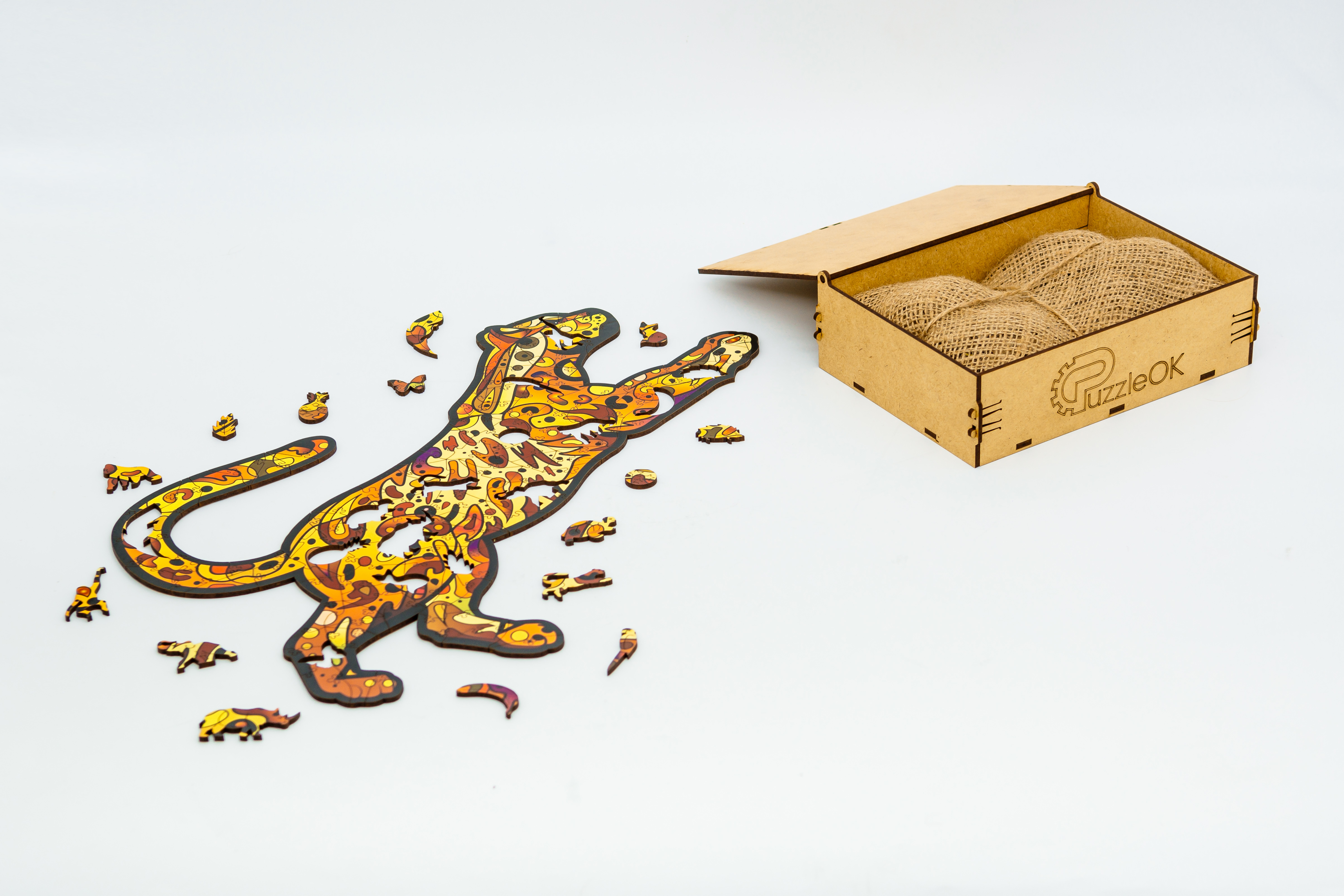 Дерев'яний пазл Леопард Дерев'яний пазл Леопард