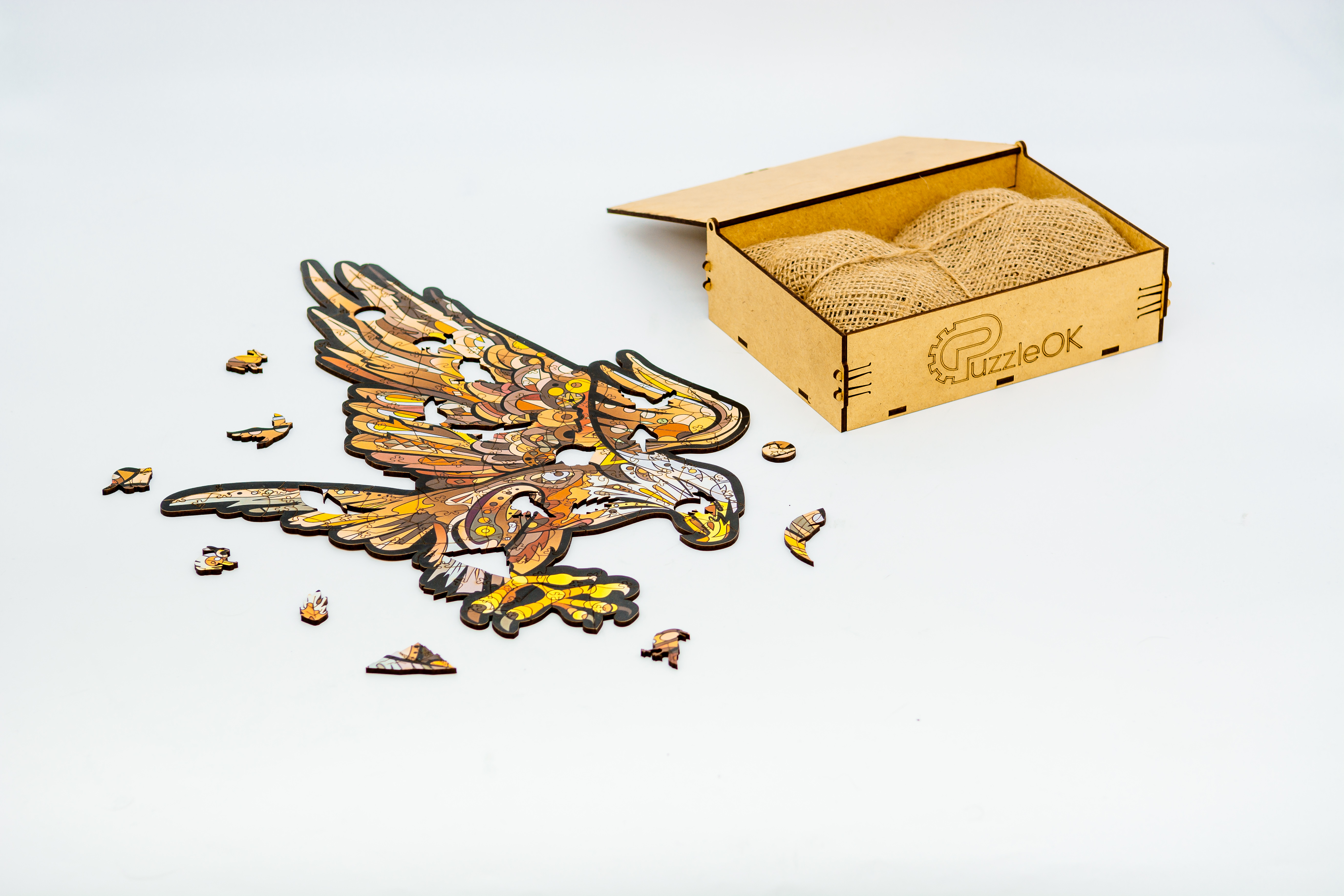 Дерев'яний пазл Карпатський орел