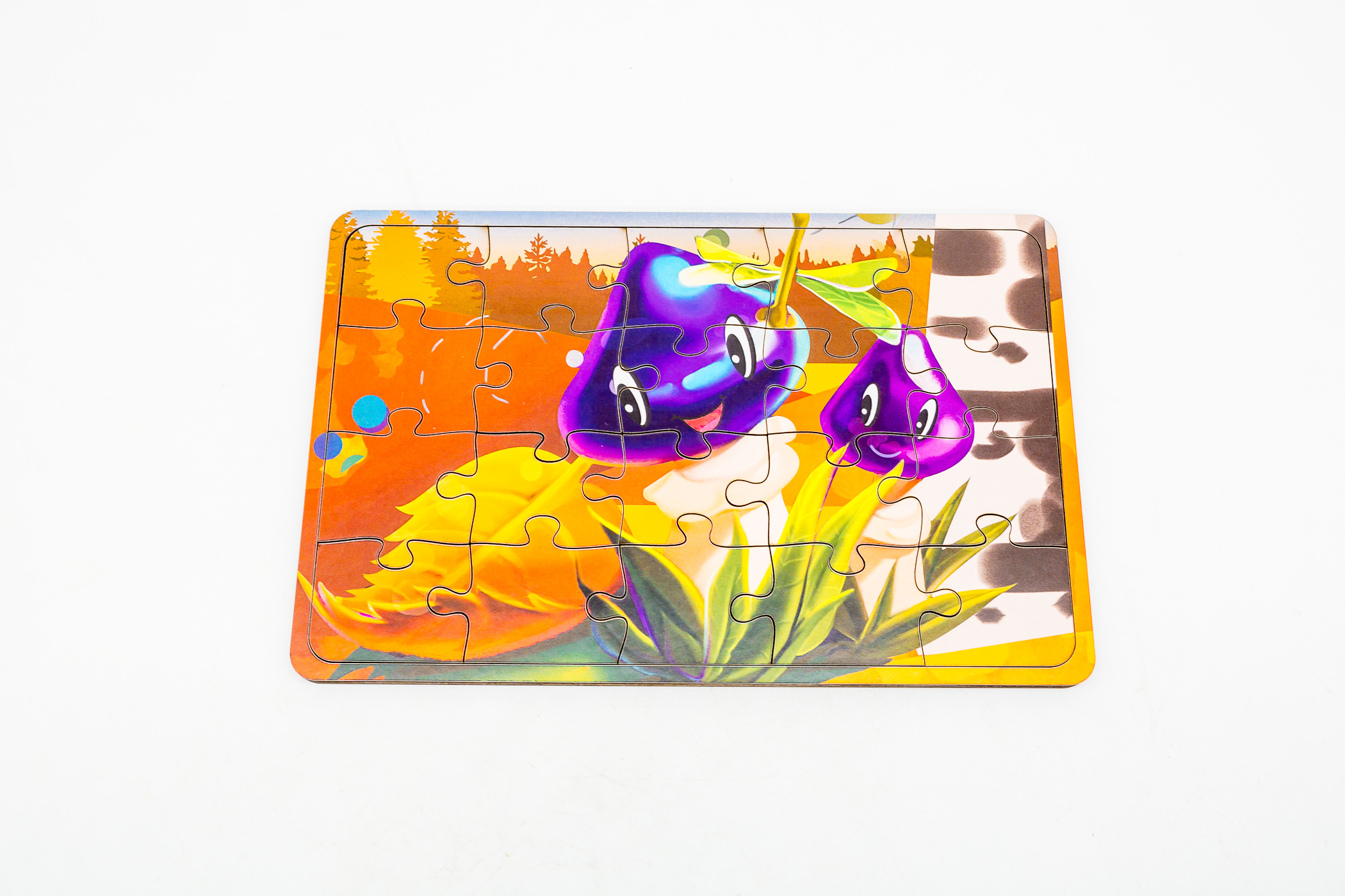 Пазл дерев’яний «Веселі грибочки» для дітей від 4 років