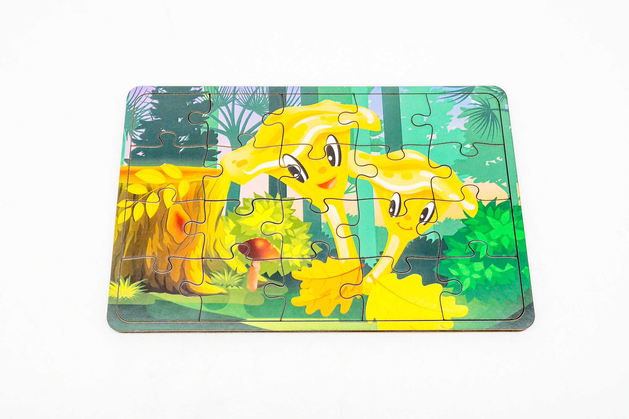 Пазл дерев’яний «Гриби лисички» для дітей від 4 років