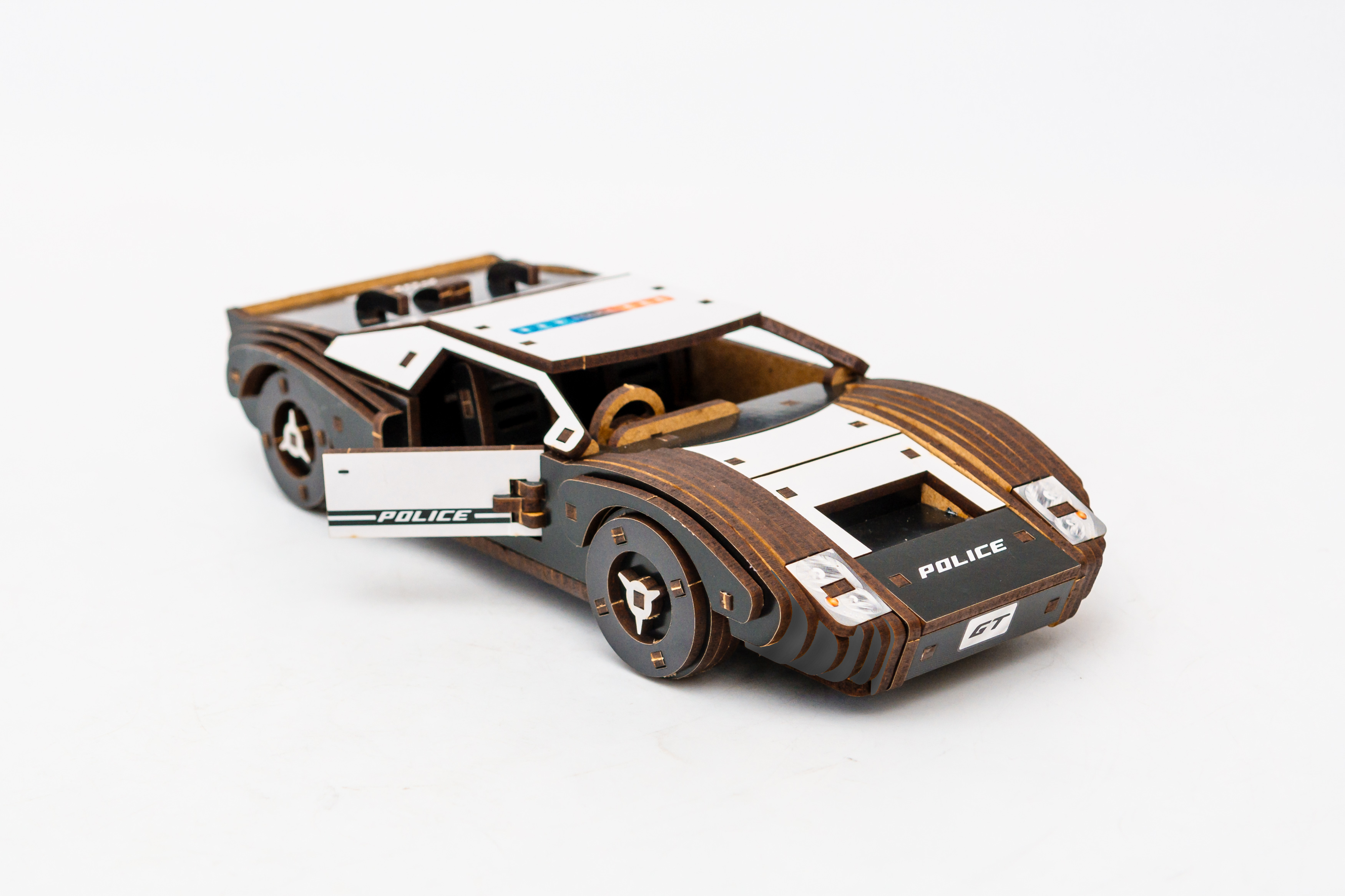 Дерев’яний 3D конструктор «Fast car Gt»