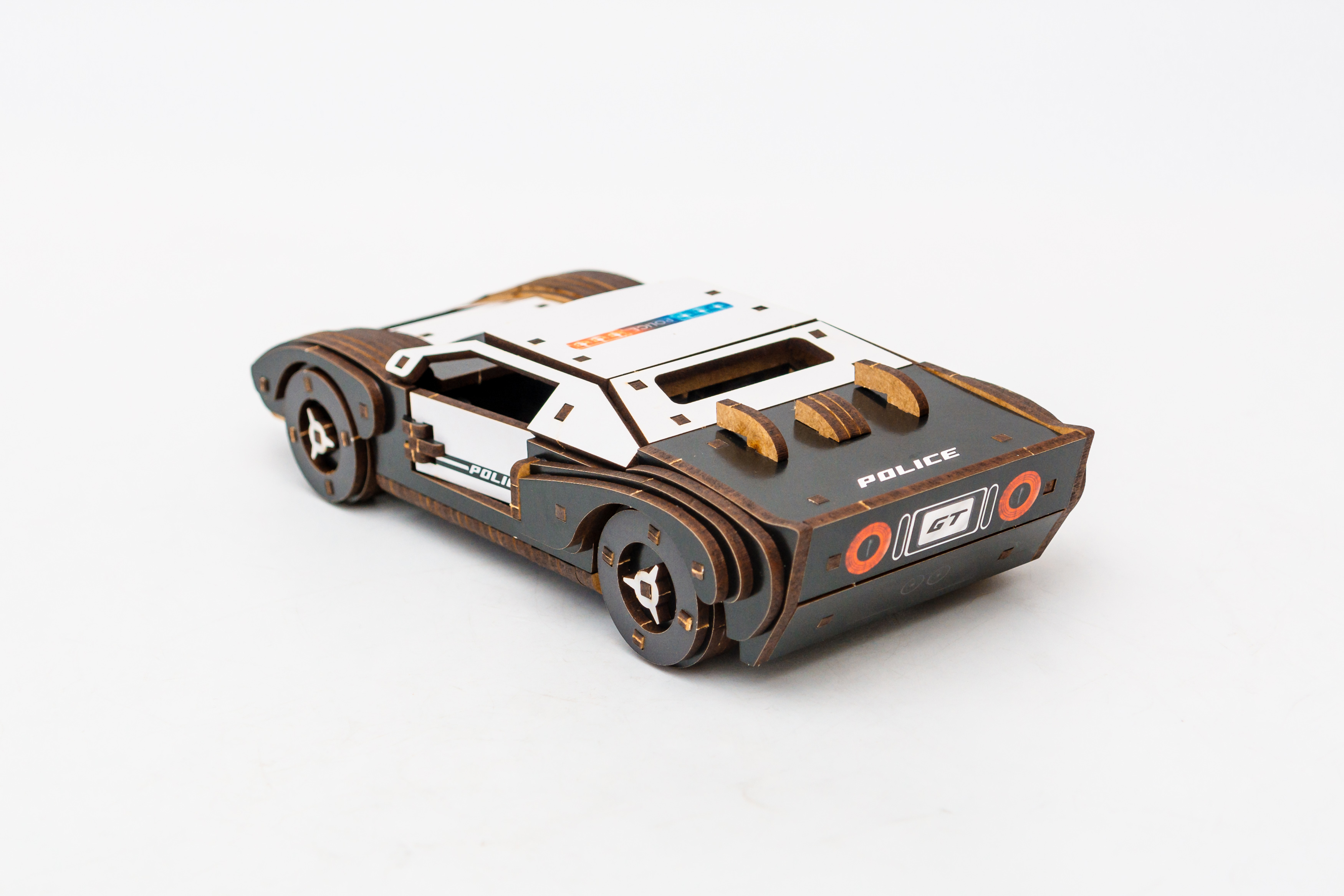 Дерев’яний 3D конструктор «Fast car Gt»