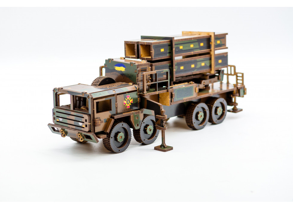 Дерев'яний 3D конструктор "ЗРК Patriot"