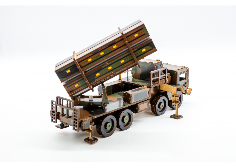 Дерев'яний 3D конструктор "ЗРК Patriot"