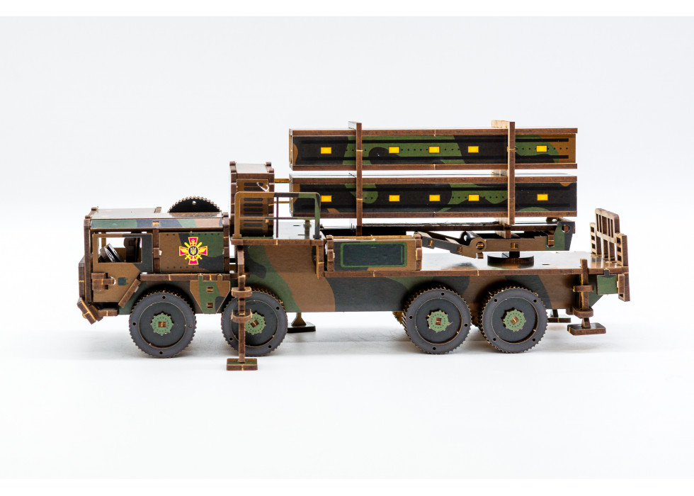 Дерев'яний 3D конструктор "ЗРК Patriot"