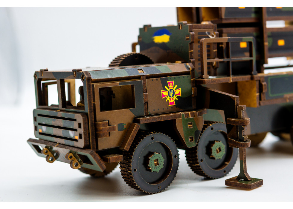 Дерев'яний 3D конструктор "ЗРК Patriot"