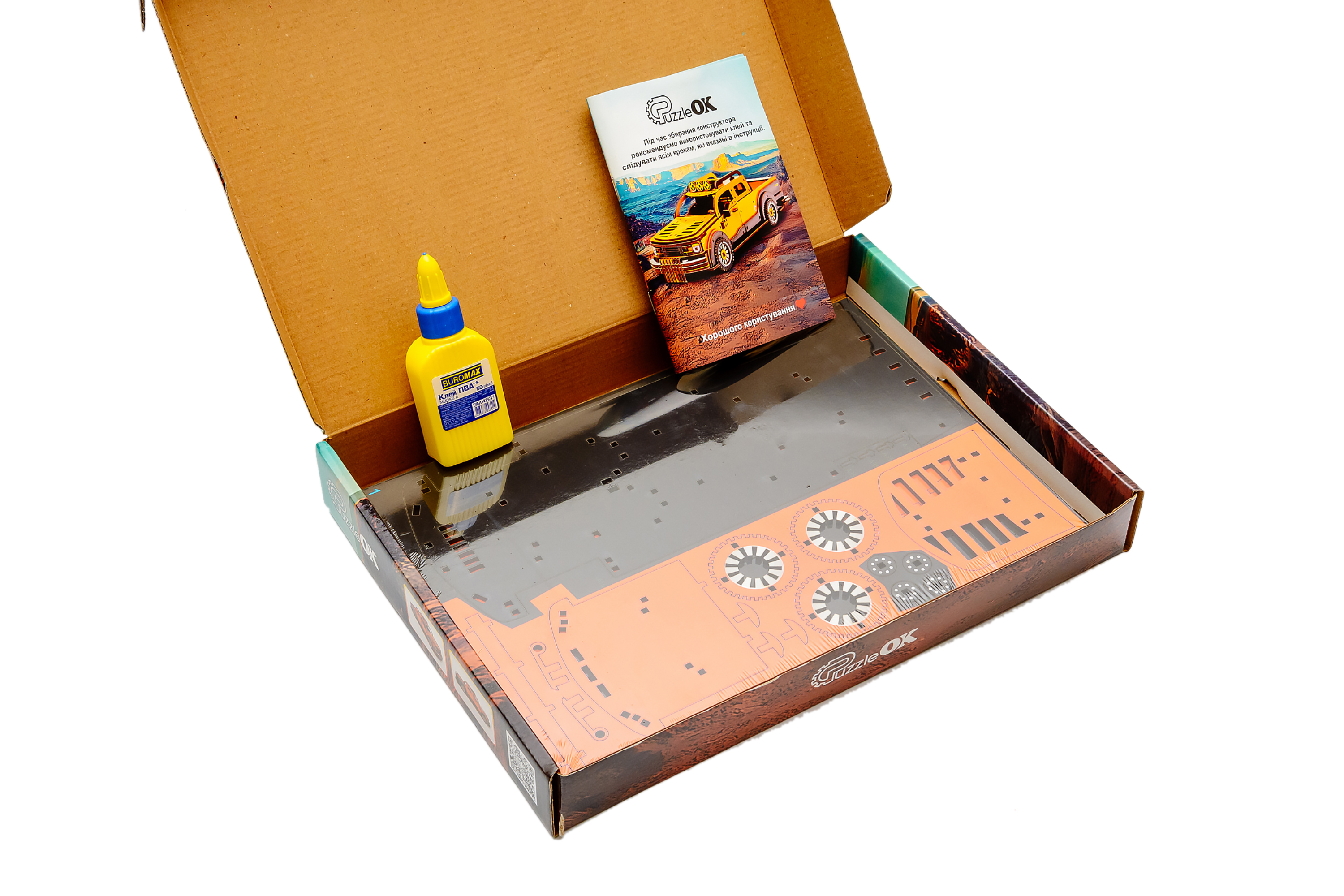 Дерев'яний 3D конструктор "Пікап" Дерев'яний 3D конструктор "Пікап"