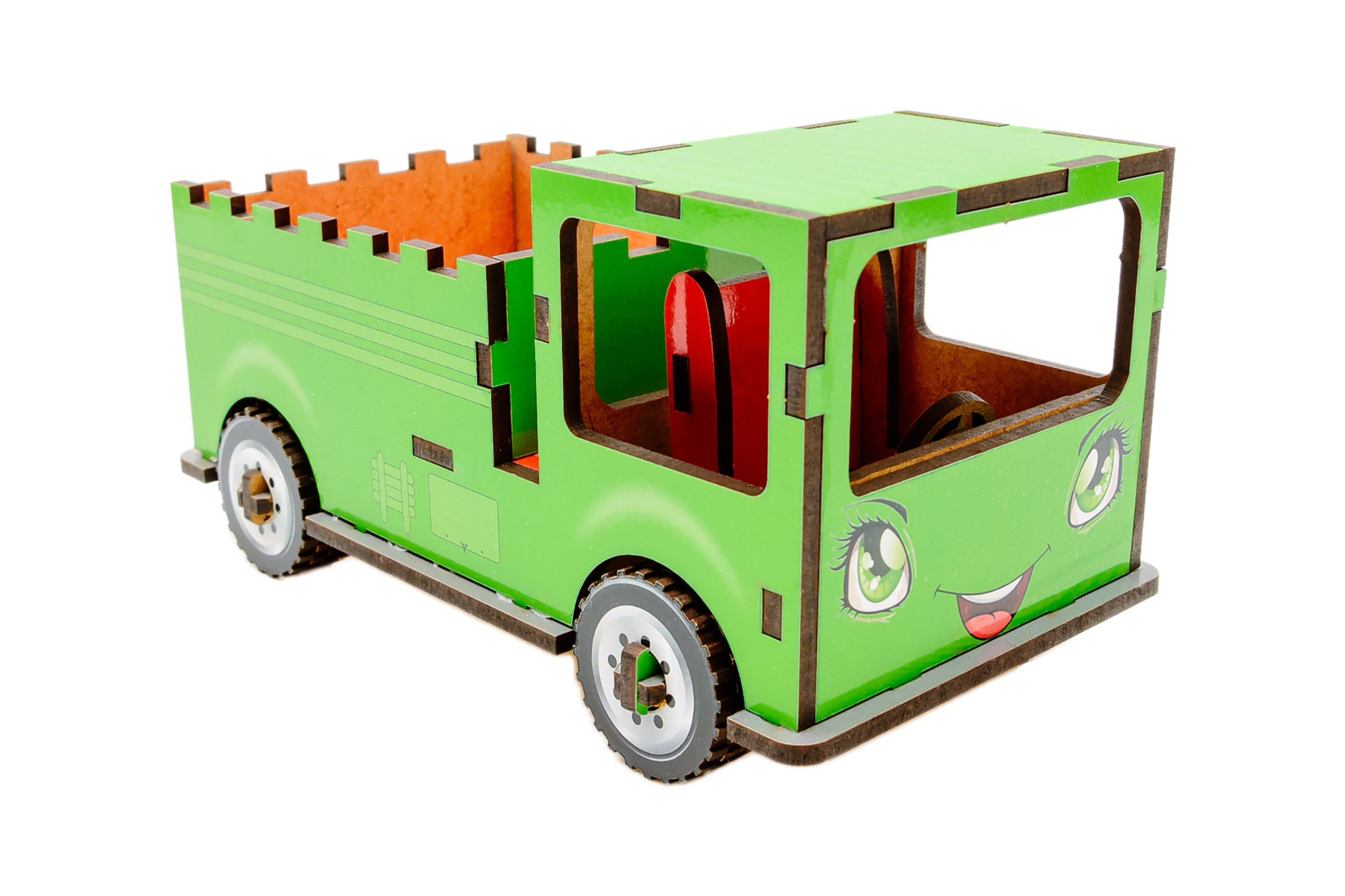 Дитячий дерев'яний 3D конструктор "Вантажівка"