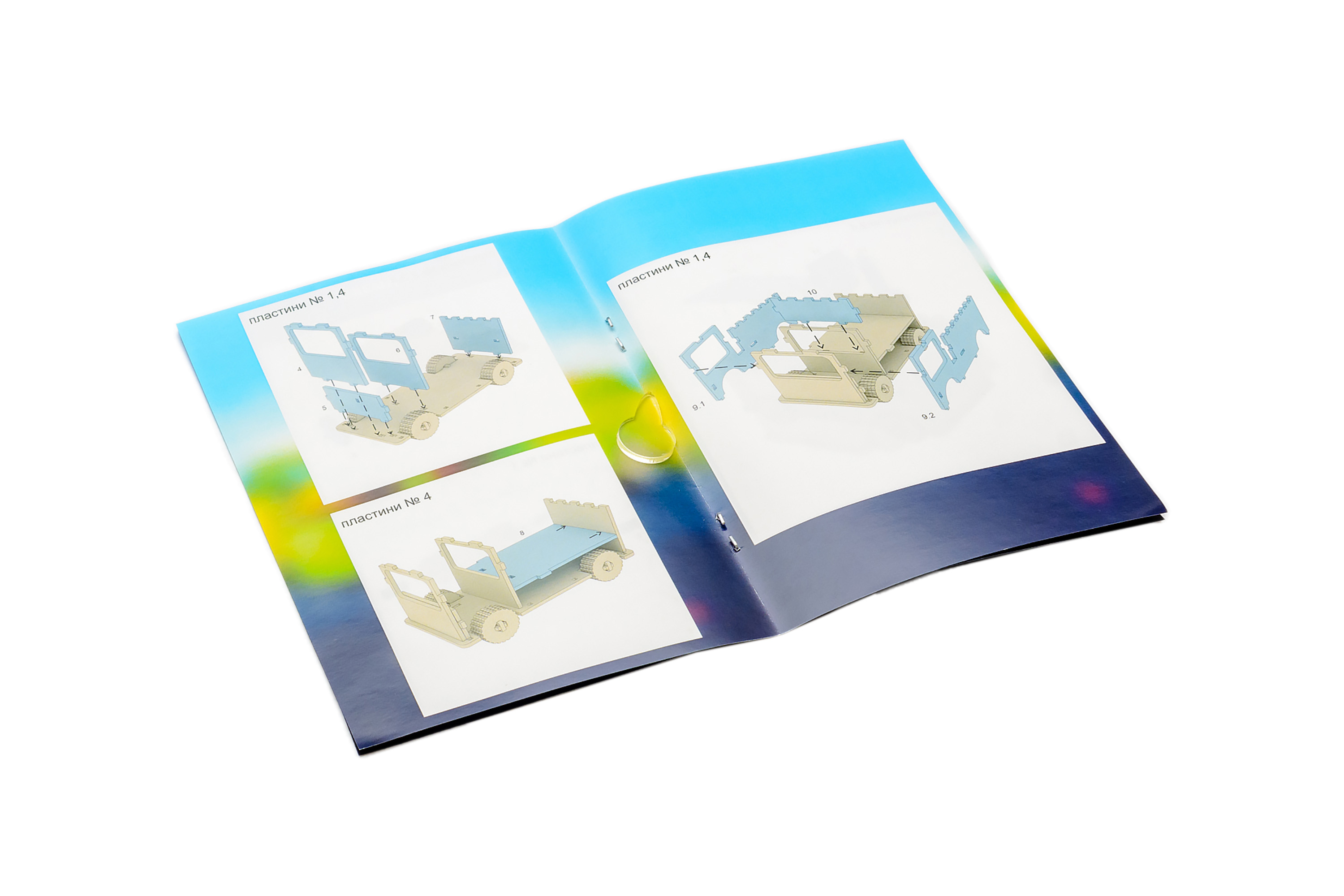 Дитячий дерев'яний 3D конструктор "Вантажівка"