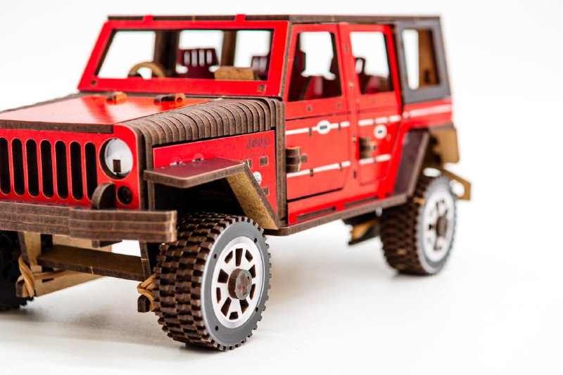 Дерев’яний 3D конструктор "Джип"