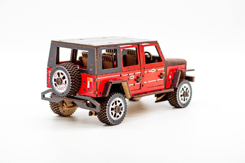 Дерев’яний 3D конструктор "Джип"