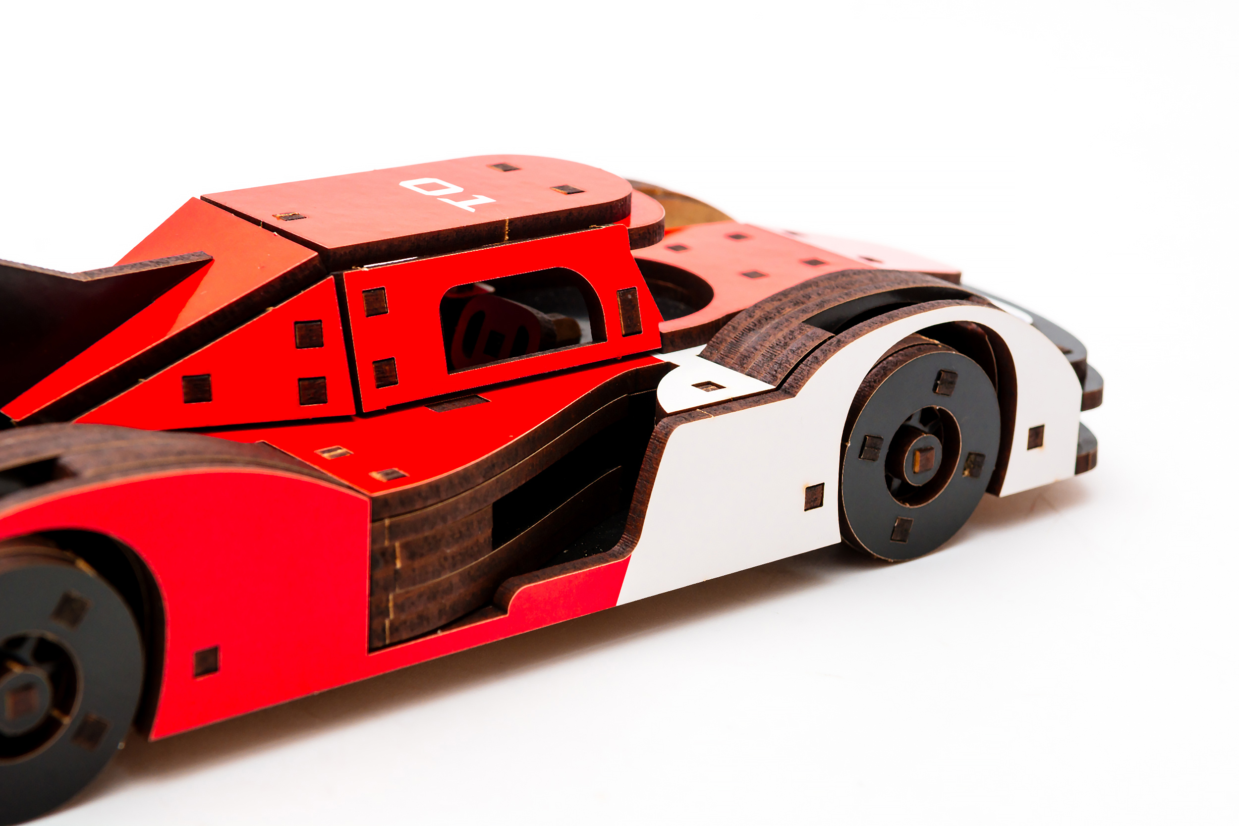Дерев'яний 3D конструктор Racing Car