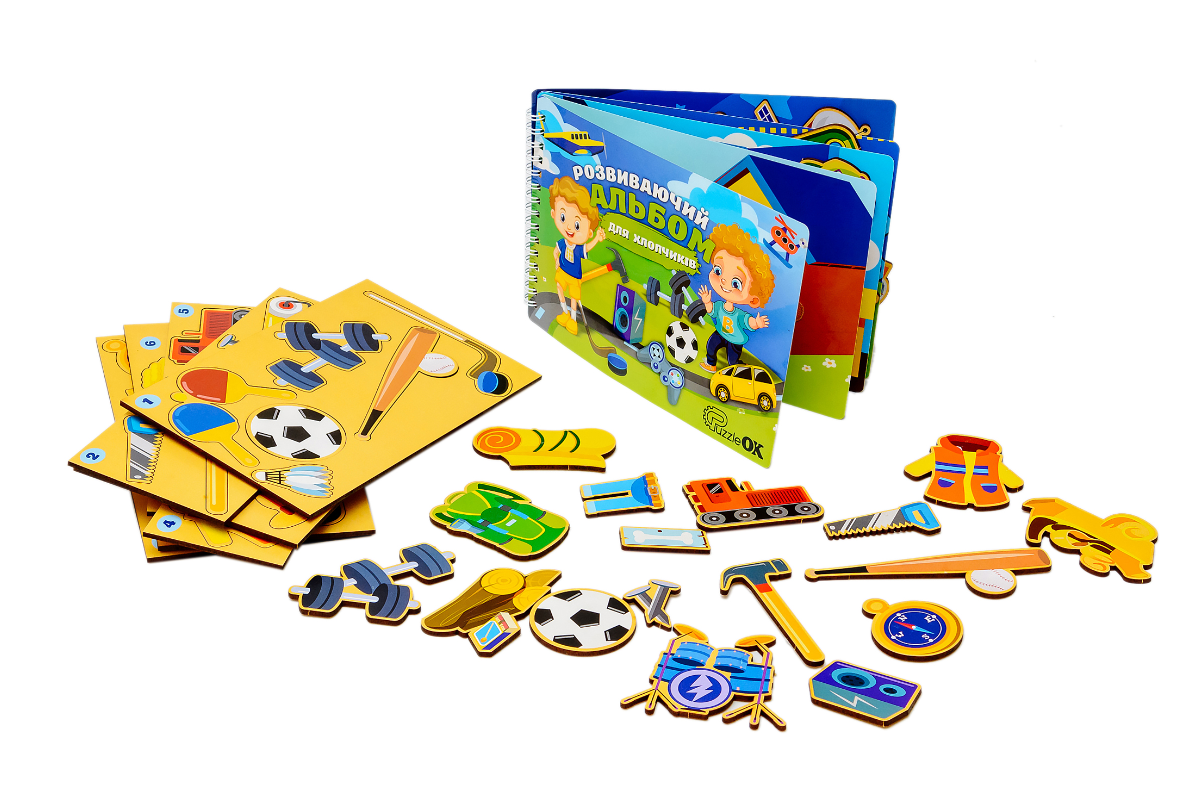 Розвиваючий альбом для хлопчиків Розвиваючий альбом для хлопчиків
