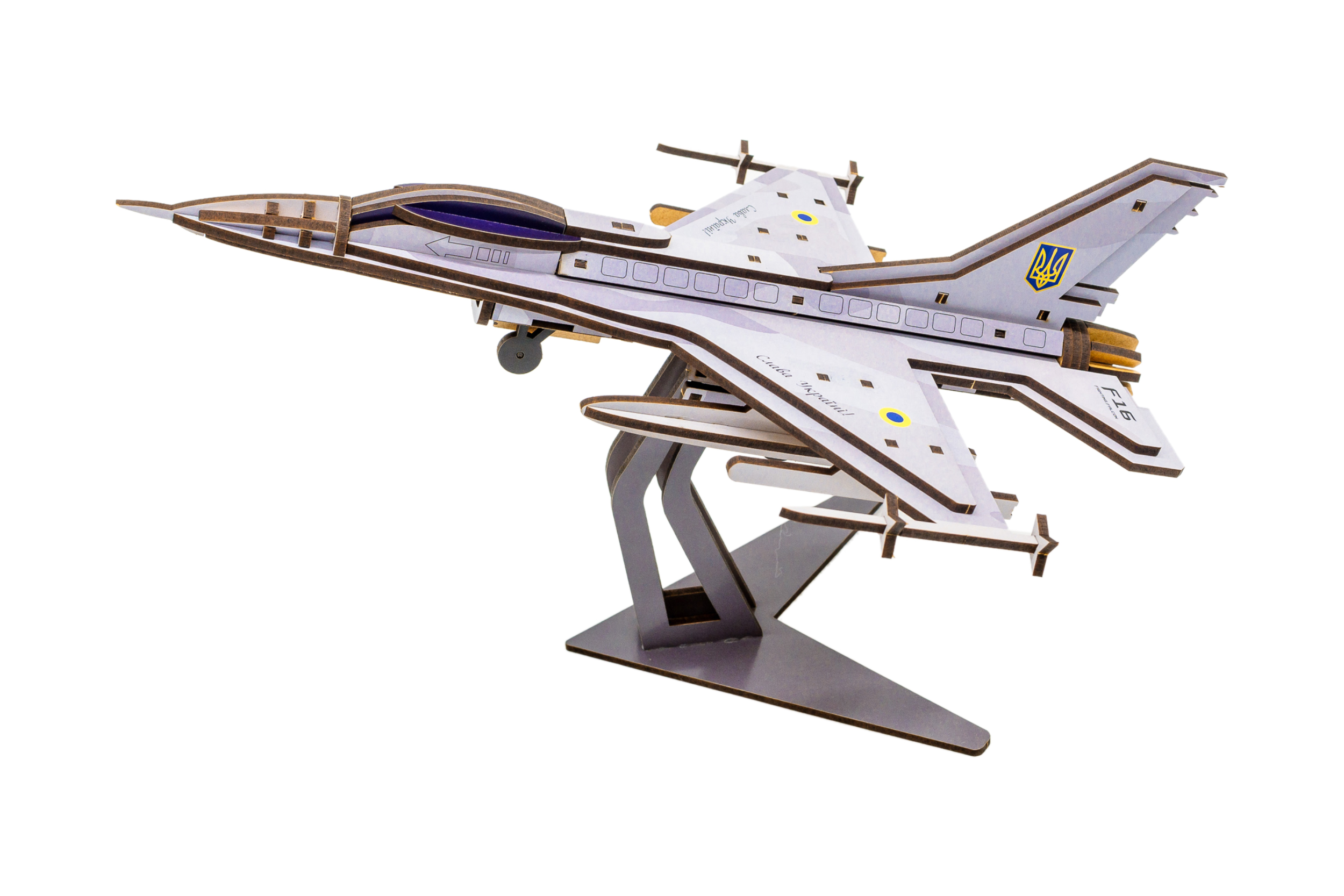 Дерев'яний 3D конструктор «F16» Дерев'яний 3D конструктор «F16»