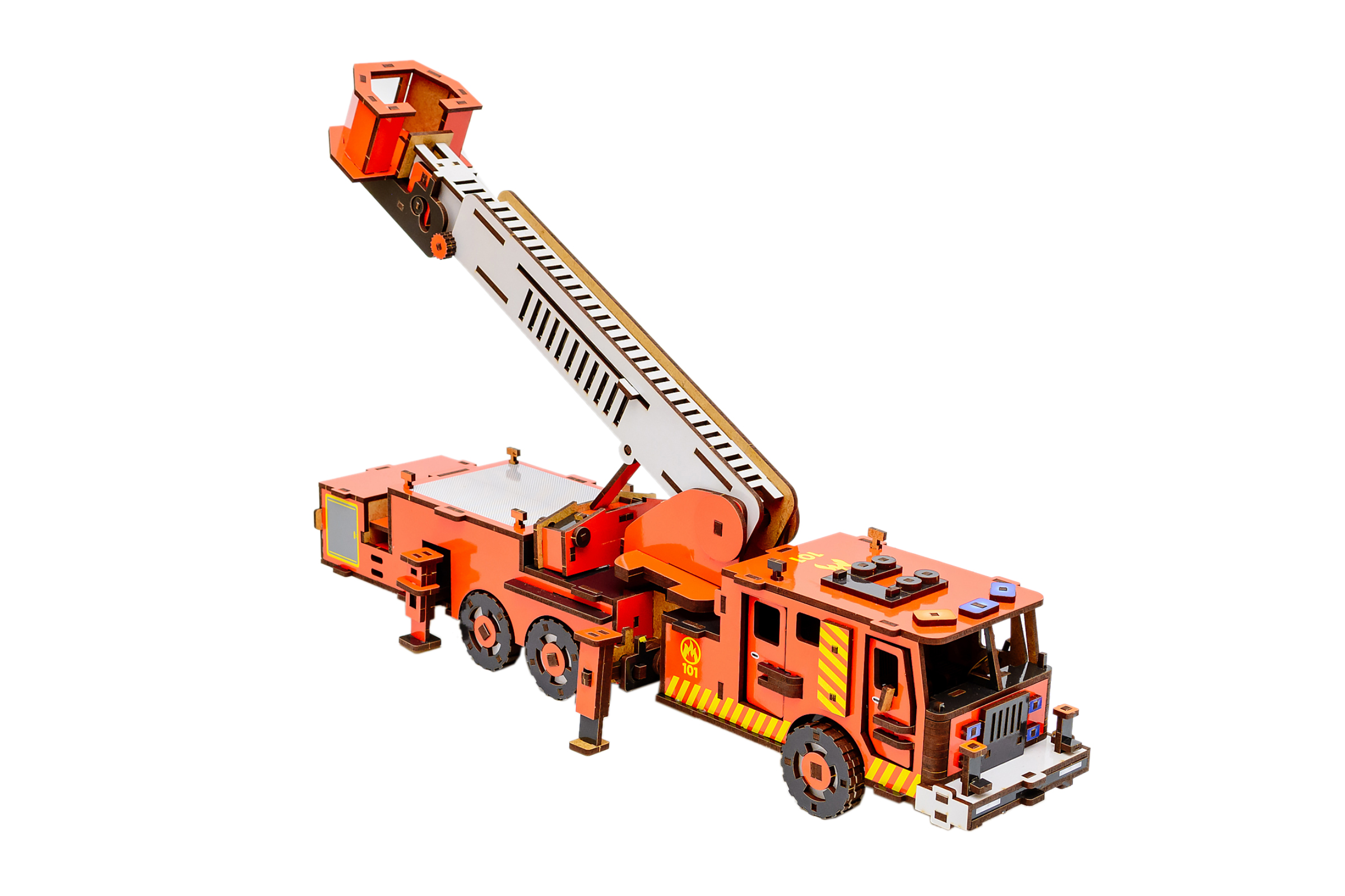 Дерев'яний 3D конструктор "Пожежна машина"