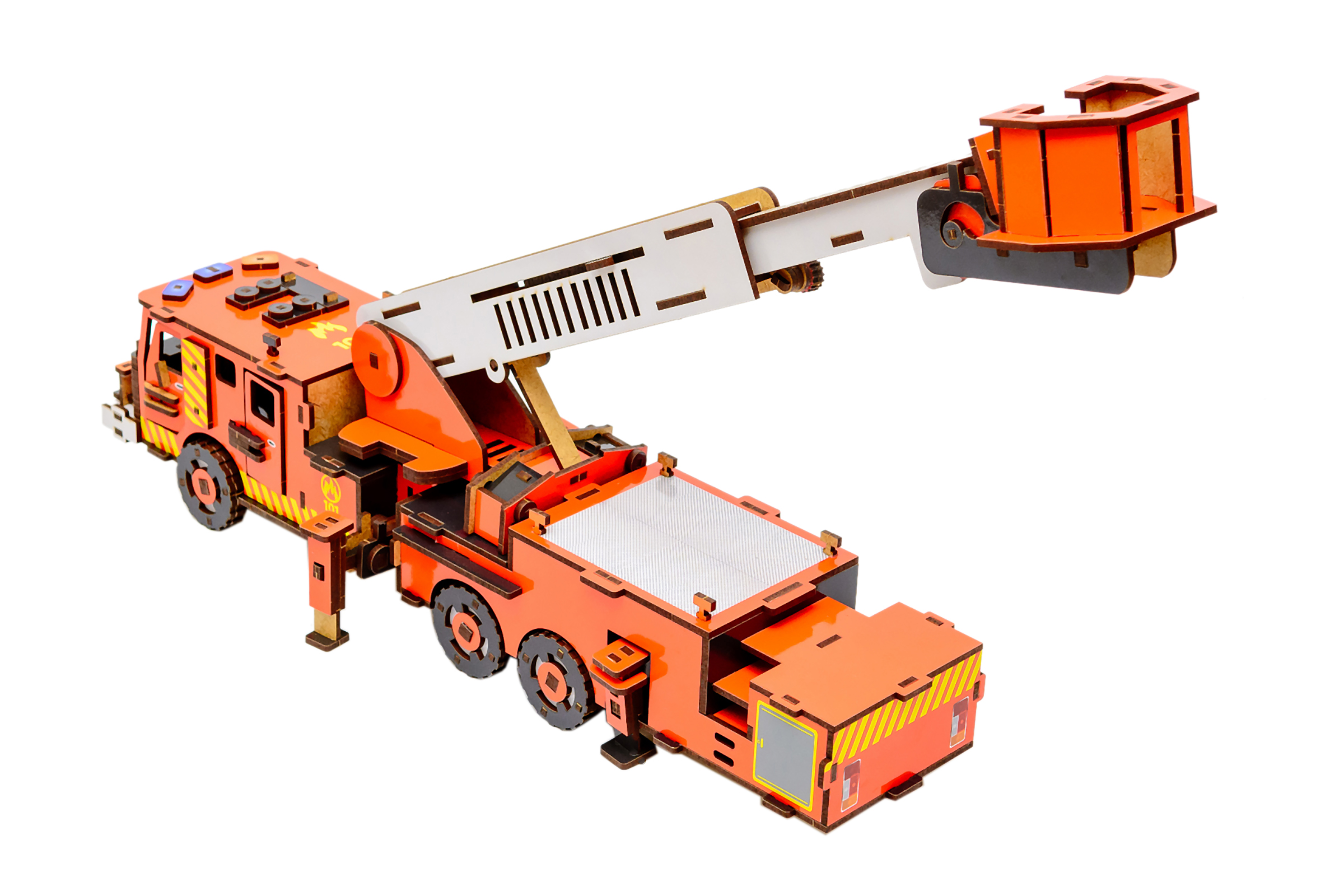 Дерев'яний 3D конструктор "Пожежна машина"