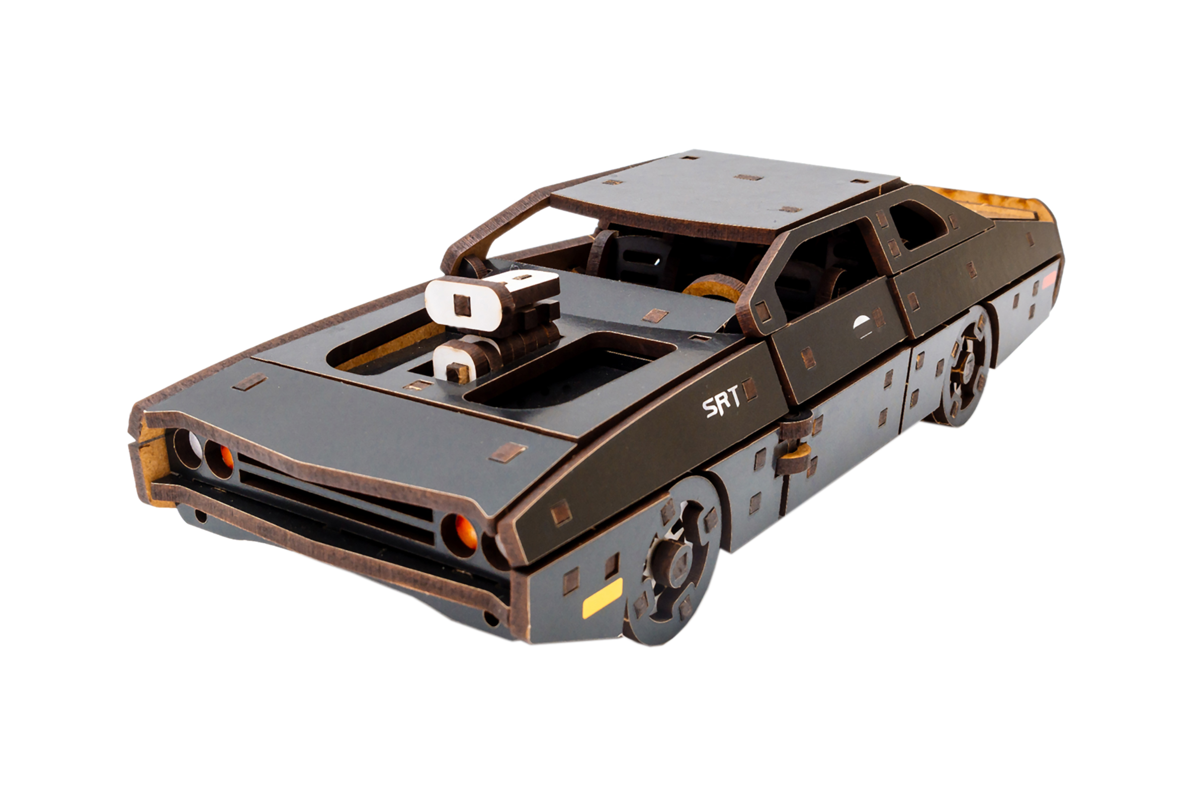 Дерев'яний 3D конструктор Fast Furious (чорна)