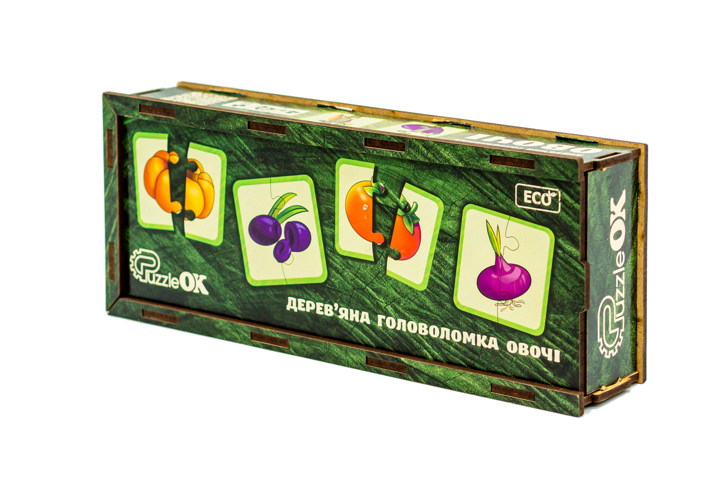 Дерев'яна головоломка "Овочі" для дітей від 3 років