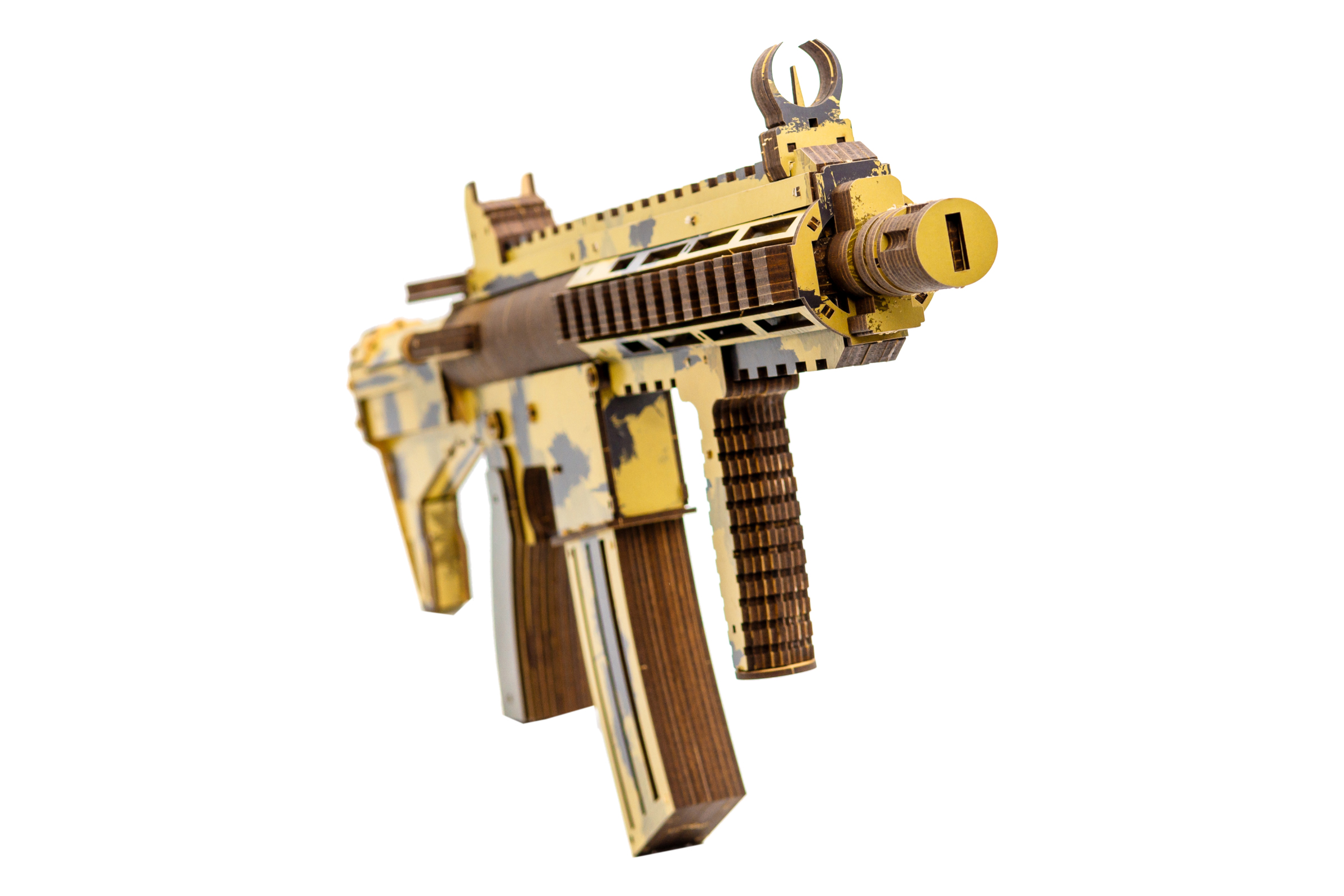 Дерев'яний 3D конструктор автомат "HK-416" 