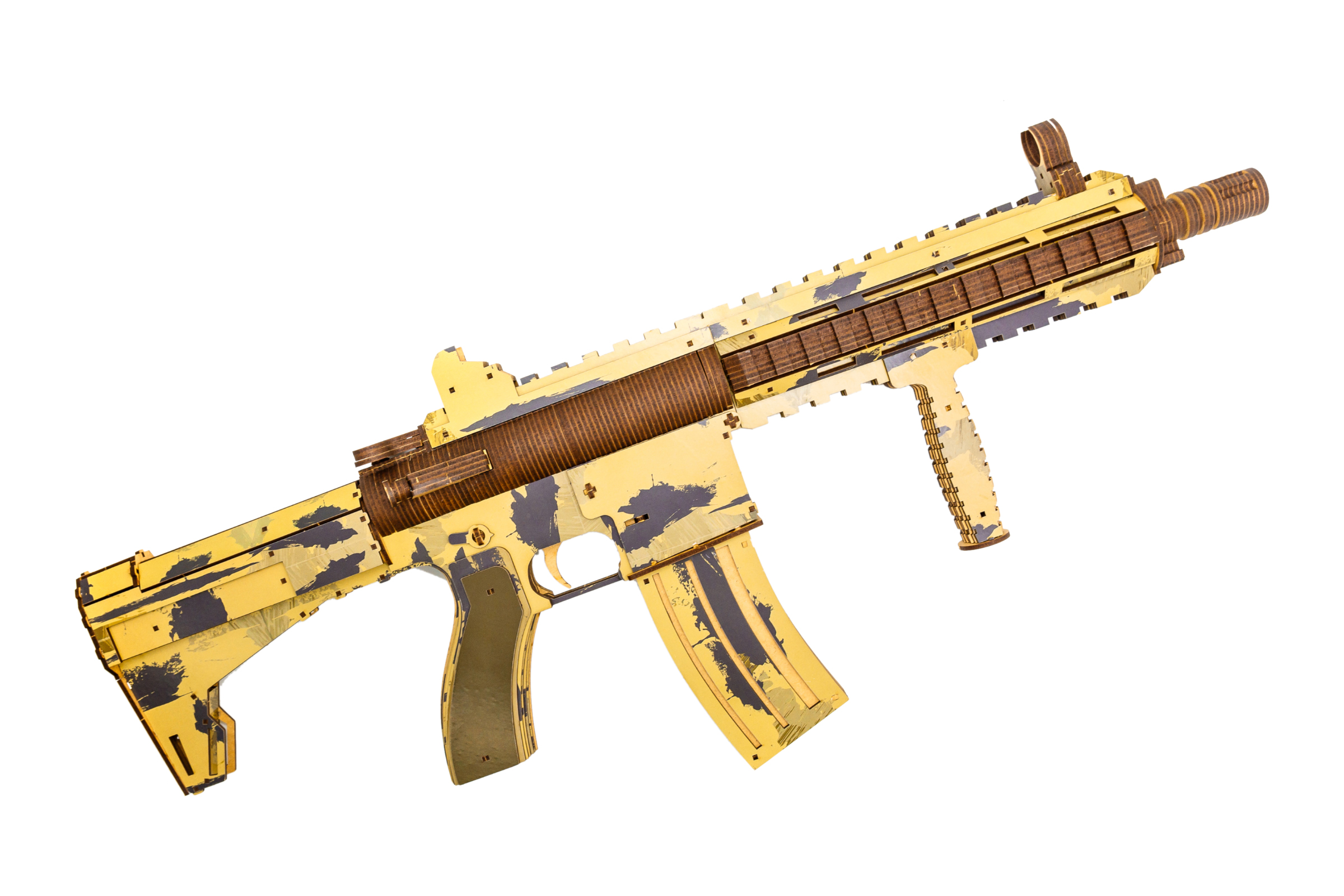 Дерев'яний 3D конструктор автомат "HK-416" 