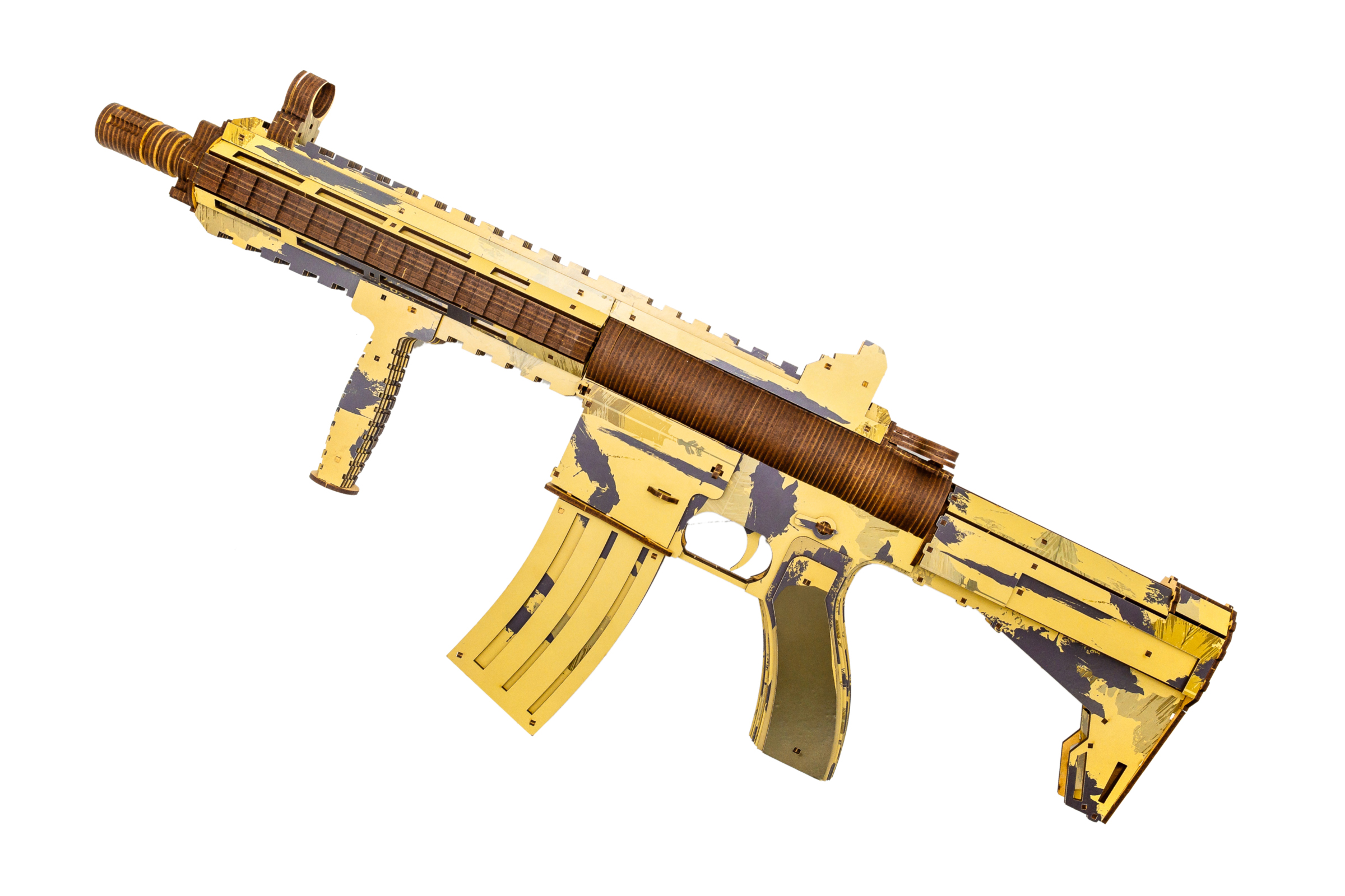 Дерев'яний 3D конструктор автомат "HK-416" 