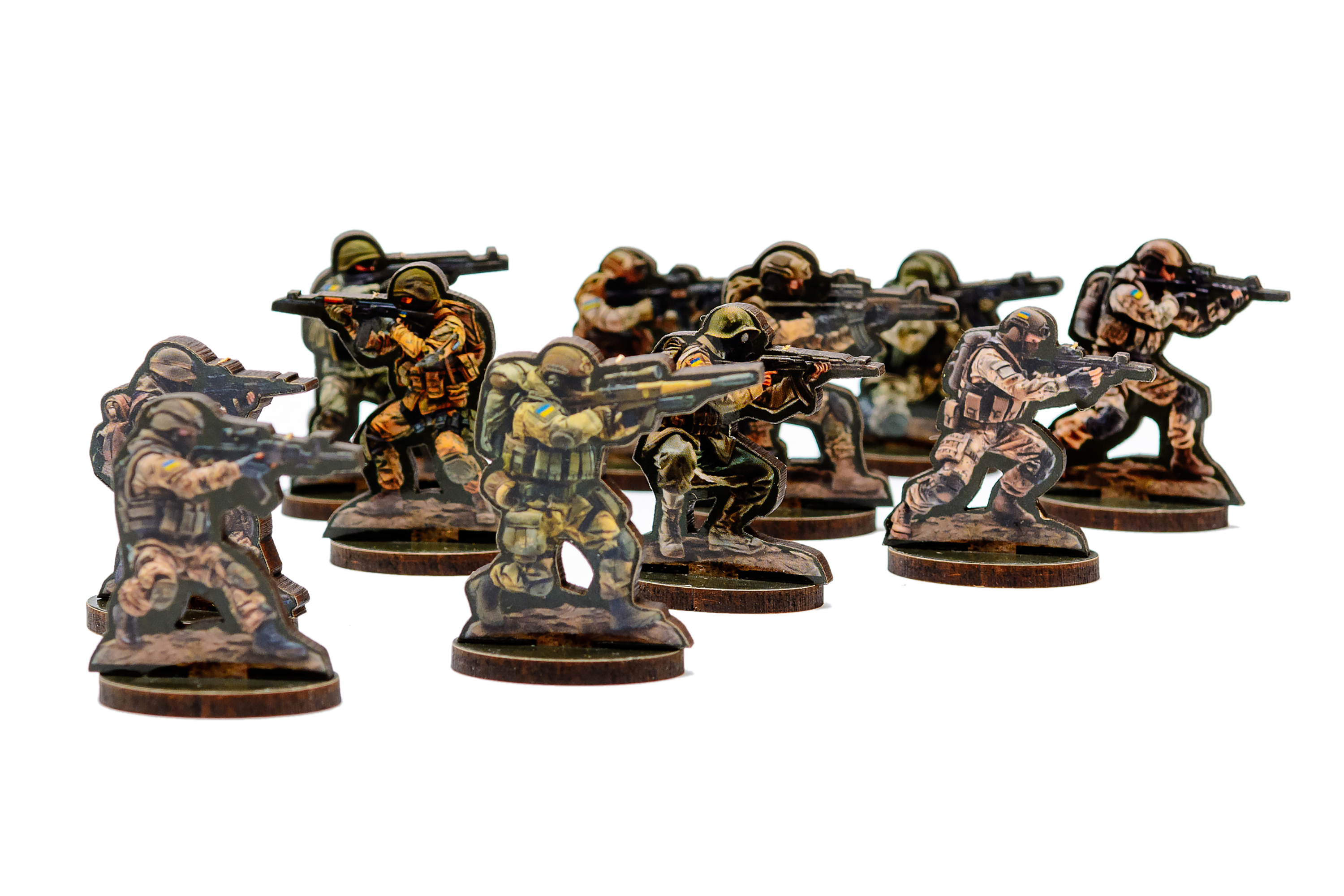 Набір фігурок з дерева "Солдатики" Набір фігурок з дерева "Солдатики"