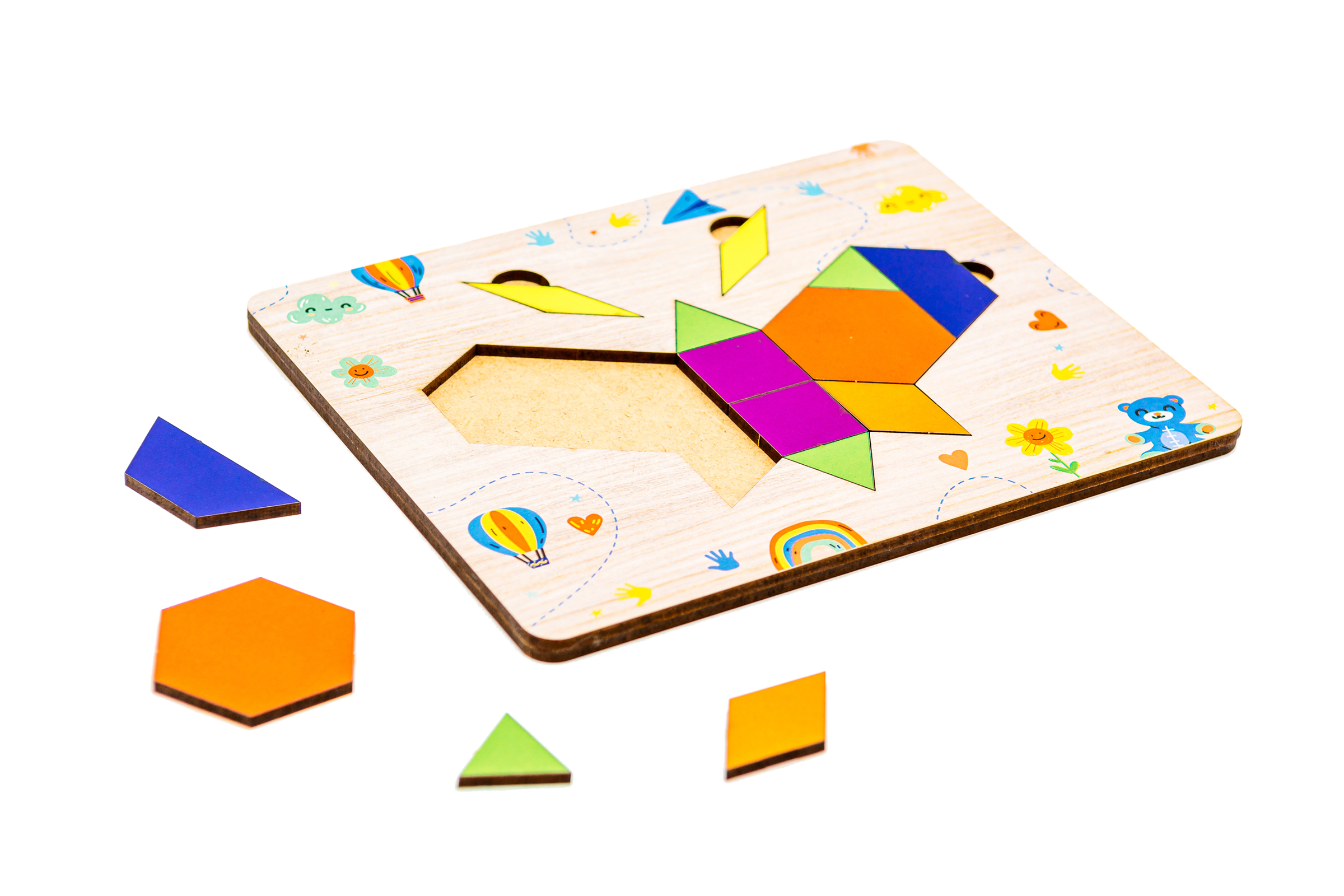 Танграм "Метелик" для дітей від 4 років Танграм "Метелик" для дітей від 4 років