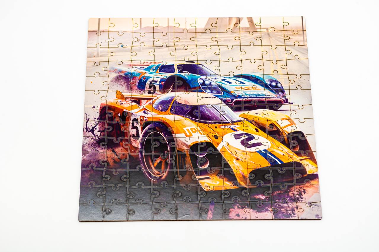 Дерев’яний пазл Машинки