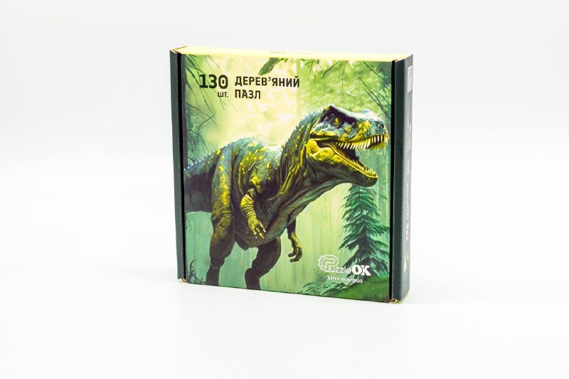 Дерев’яний пазл Динозавр