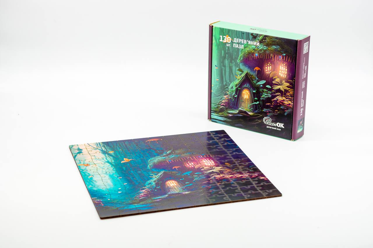 Дерев’яний пазл Ліс